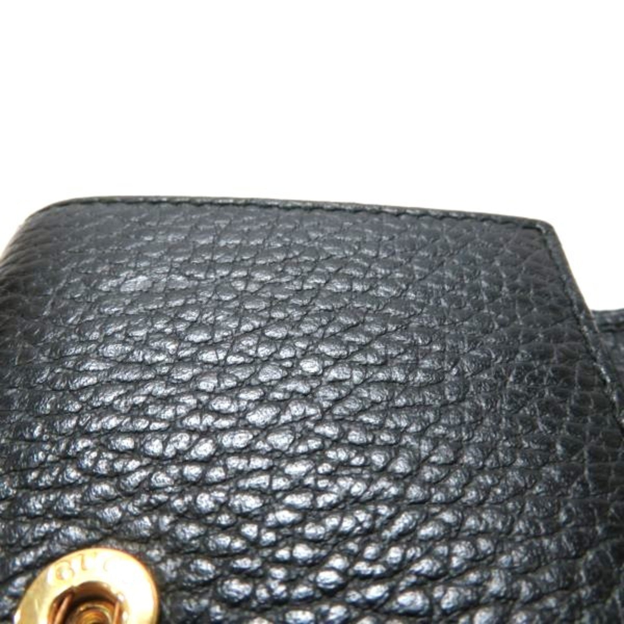 GUCCI Petit Marmont leather tri-fold wallet ladies
