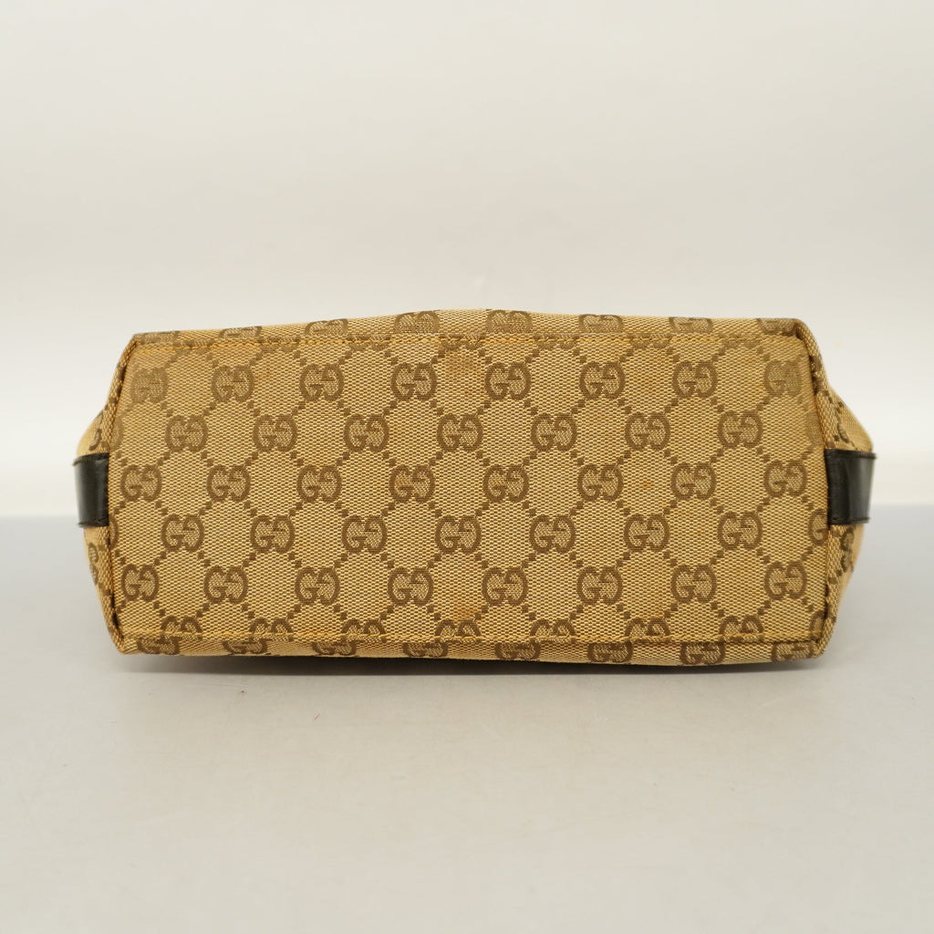 GUCCI  GG Canvas Handbag 000 0602 Women's Handbag Beige,Brown