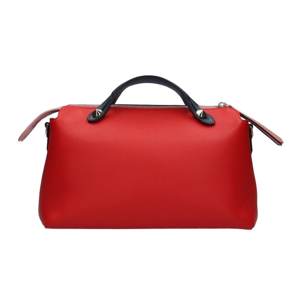 Fendi visor way shoulder bag leather red ladies