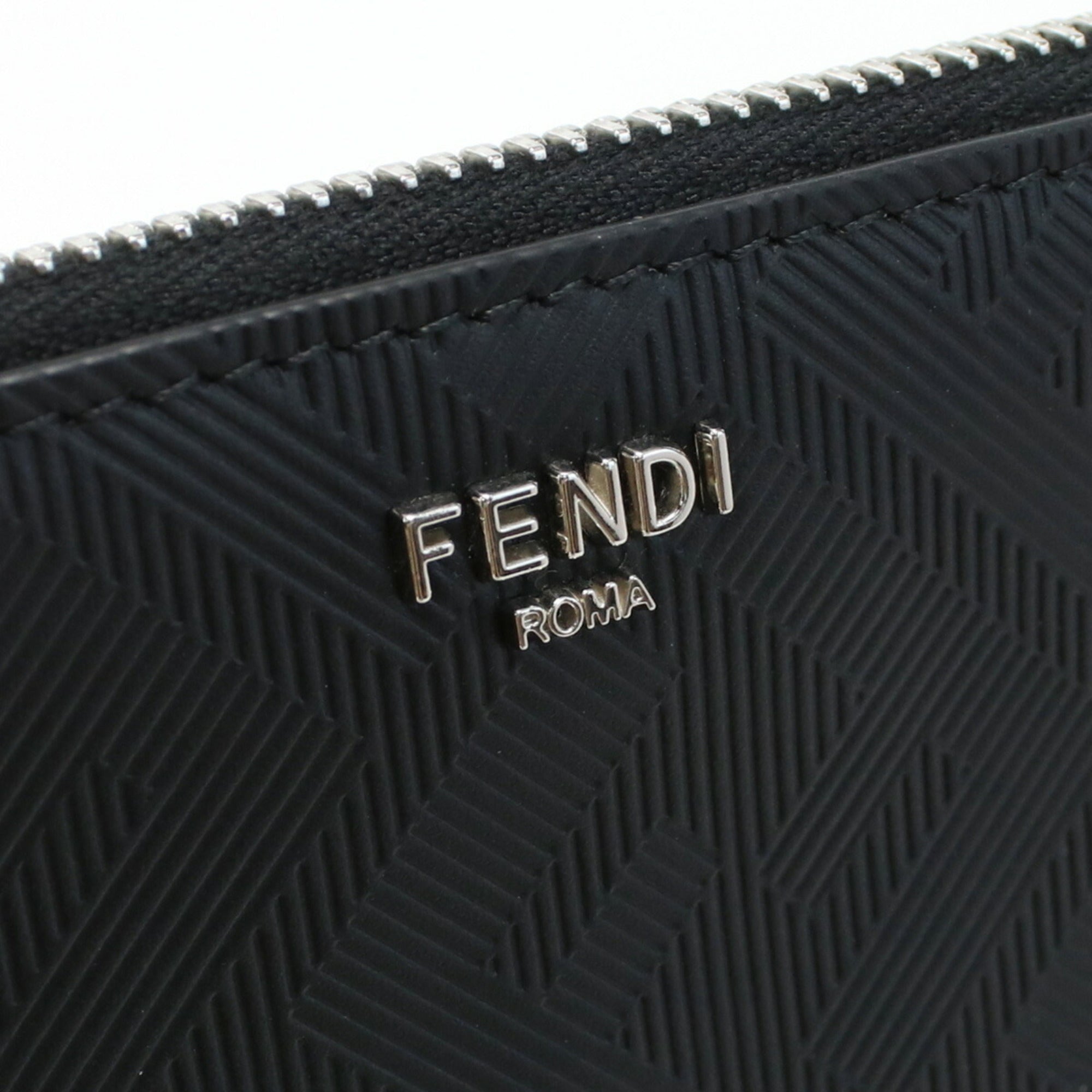 FENDI Shadow Flat Clutch 7N0132 AJF4 F19KP Bag Leather Men's