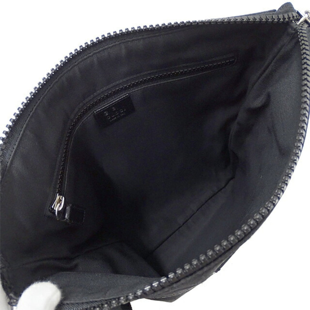 GUCCI bag men's shoulder nylon black 449184