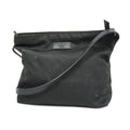 GUCCI  GG Nylon 314529 Nylon,Leather Shoulder Bag Black