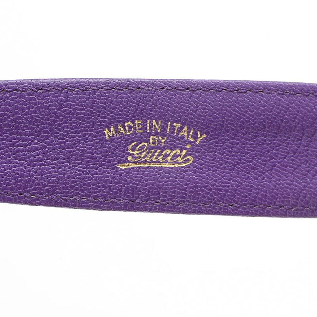 GUCCI Aphrodite Small Shoulder Bag Leather Purple 731817