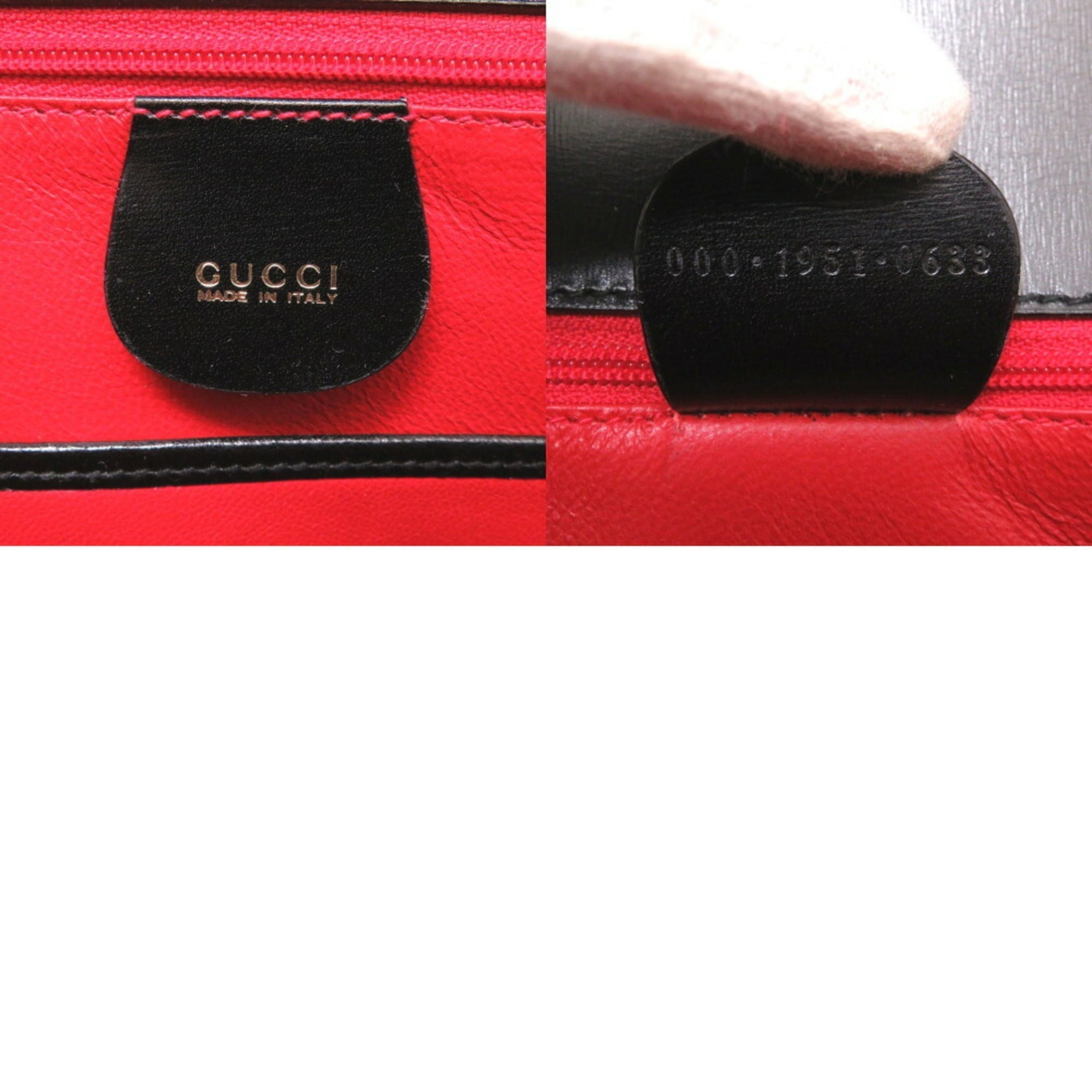GUCCI leather black