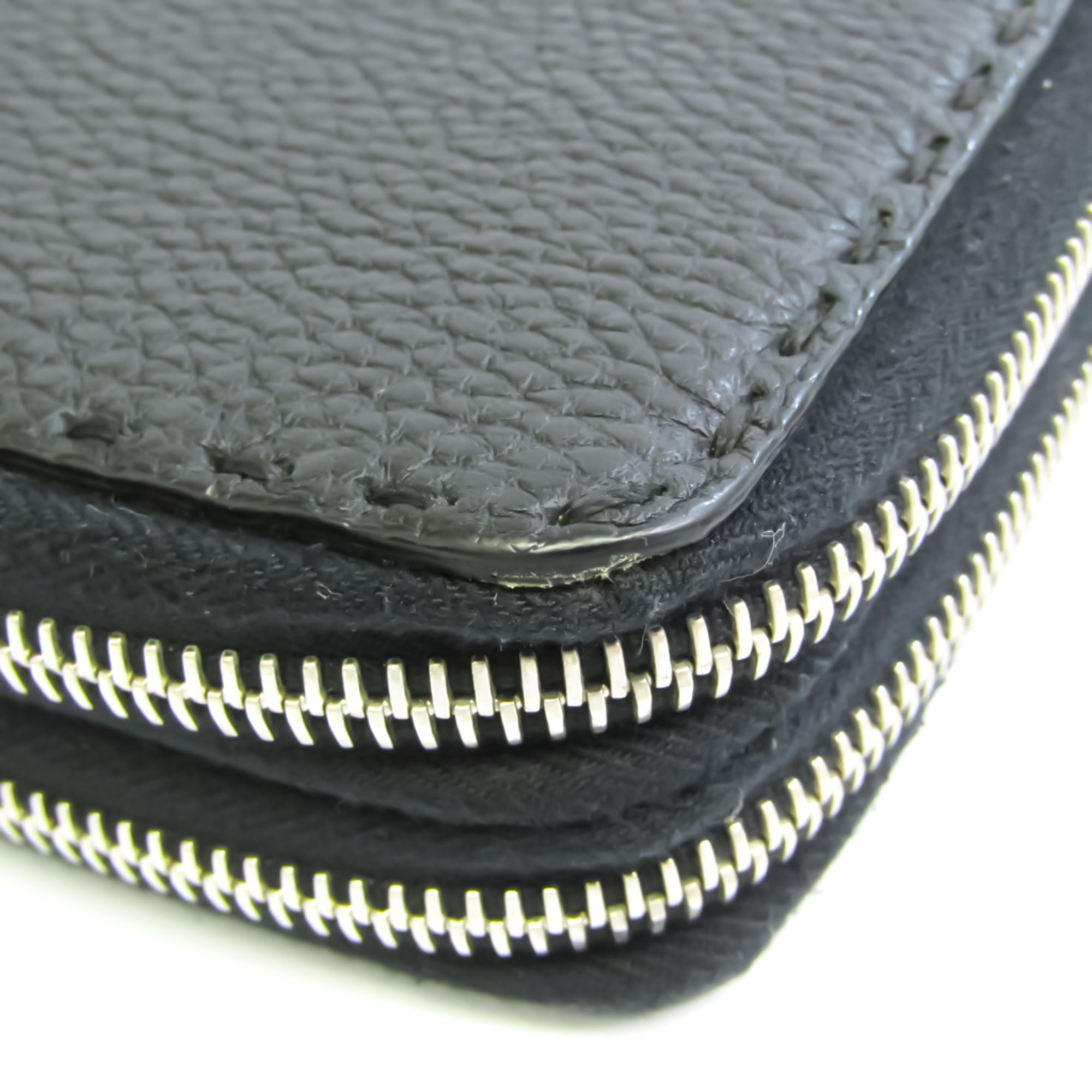 Fendi Selleria 7M0192 Unisex Leather Long Wallet (bi-fold) Black