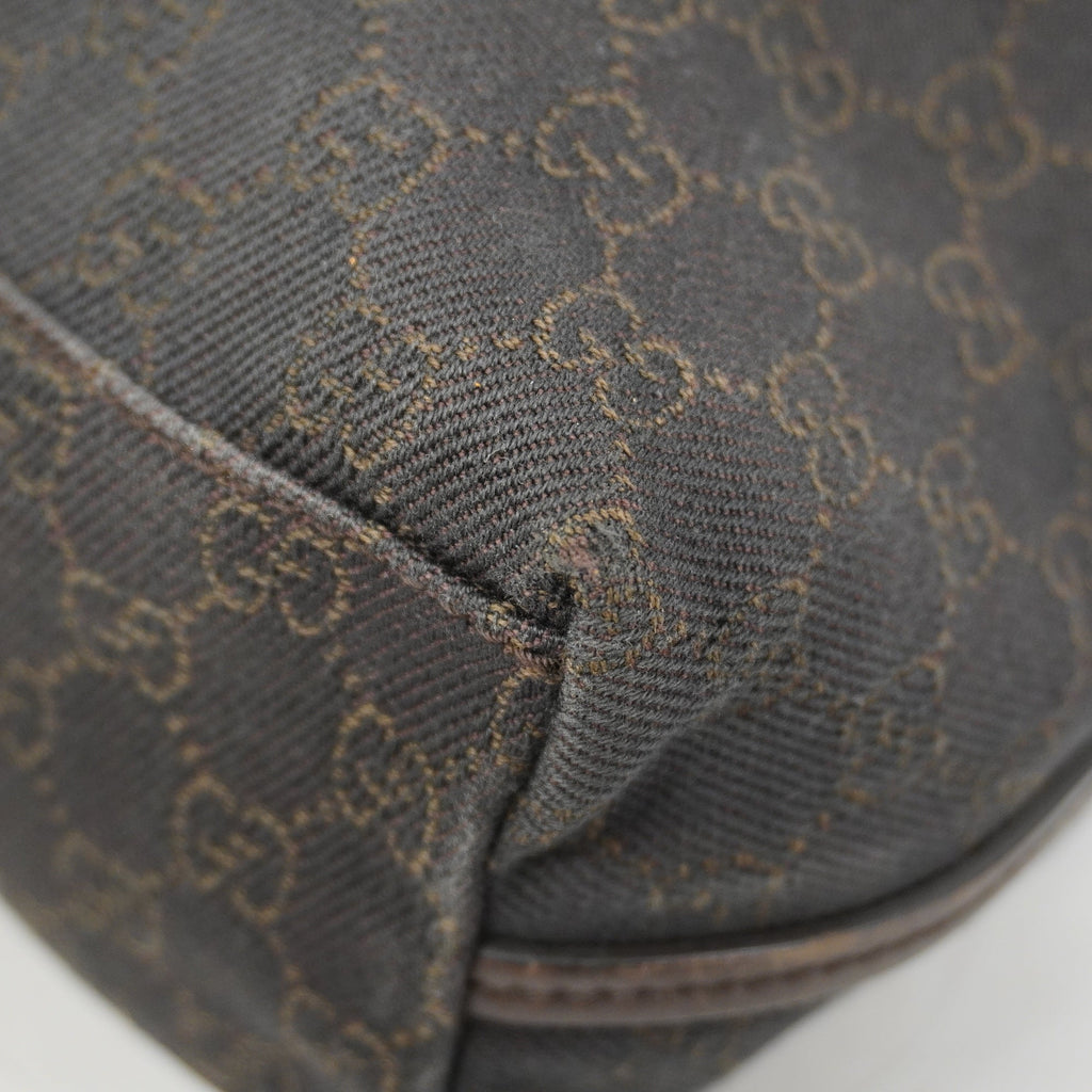 GUCCI  GG Canvas Tote Bag 101341 Women's GG Canvas,Leather