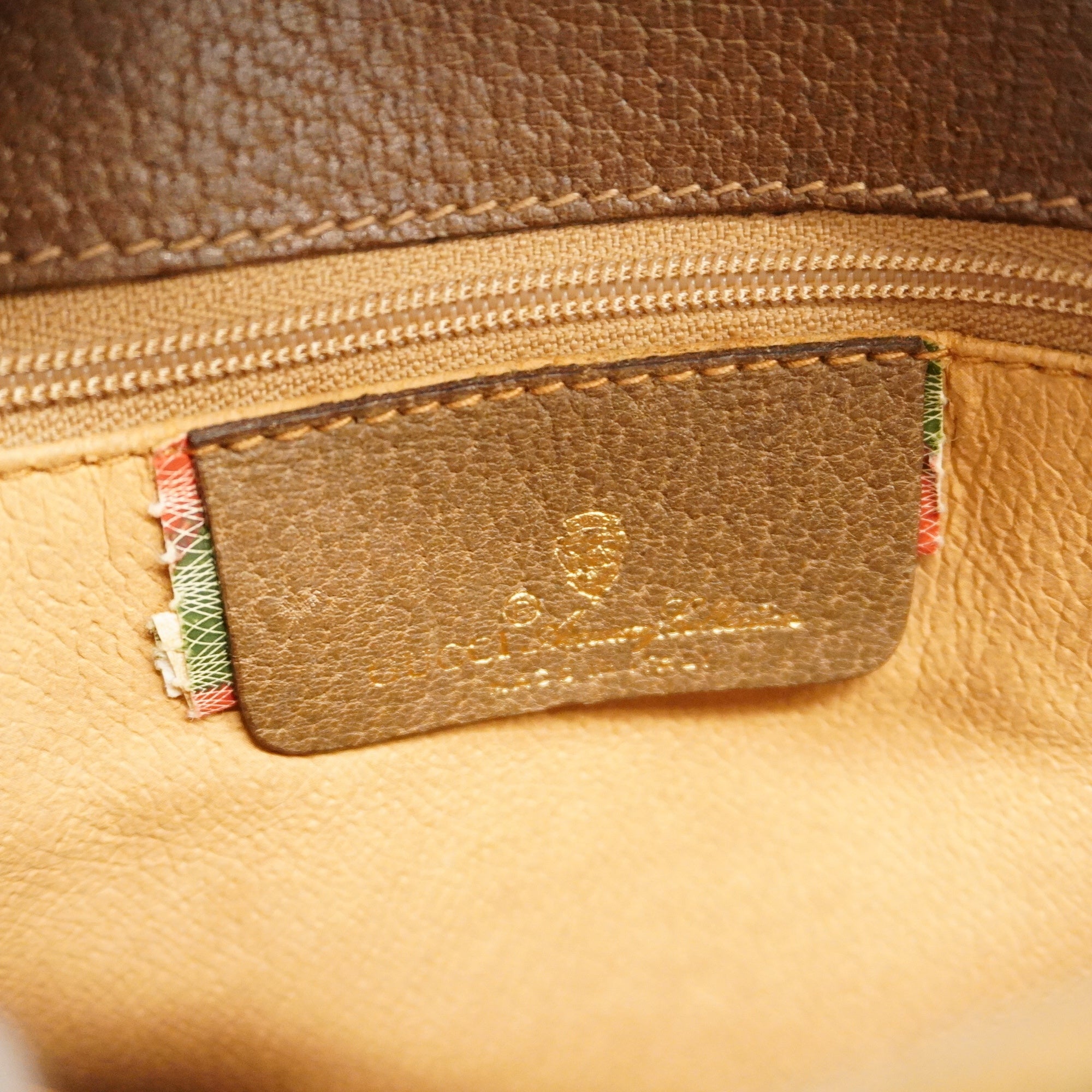 GUCCI  GG Supreme 116 02 080 Women's Handbag Beige,Brown