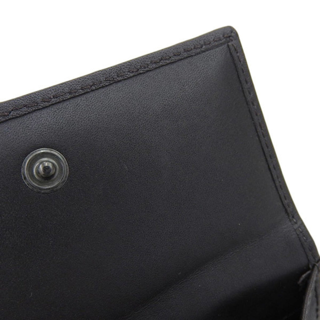 GUCCI Horsebit GG Canvas Bifold Wallet 101604 Black Women's