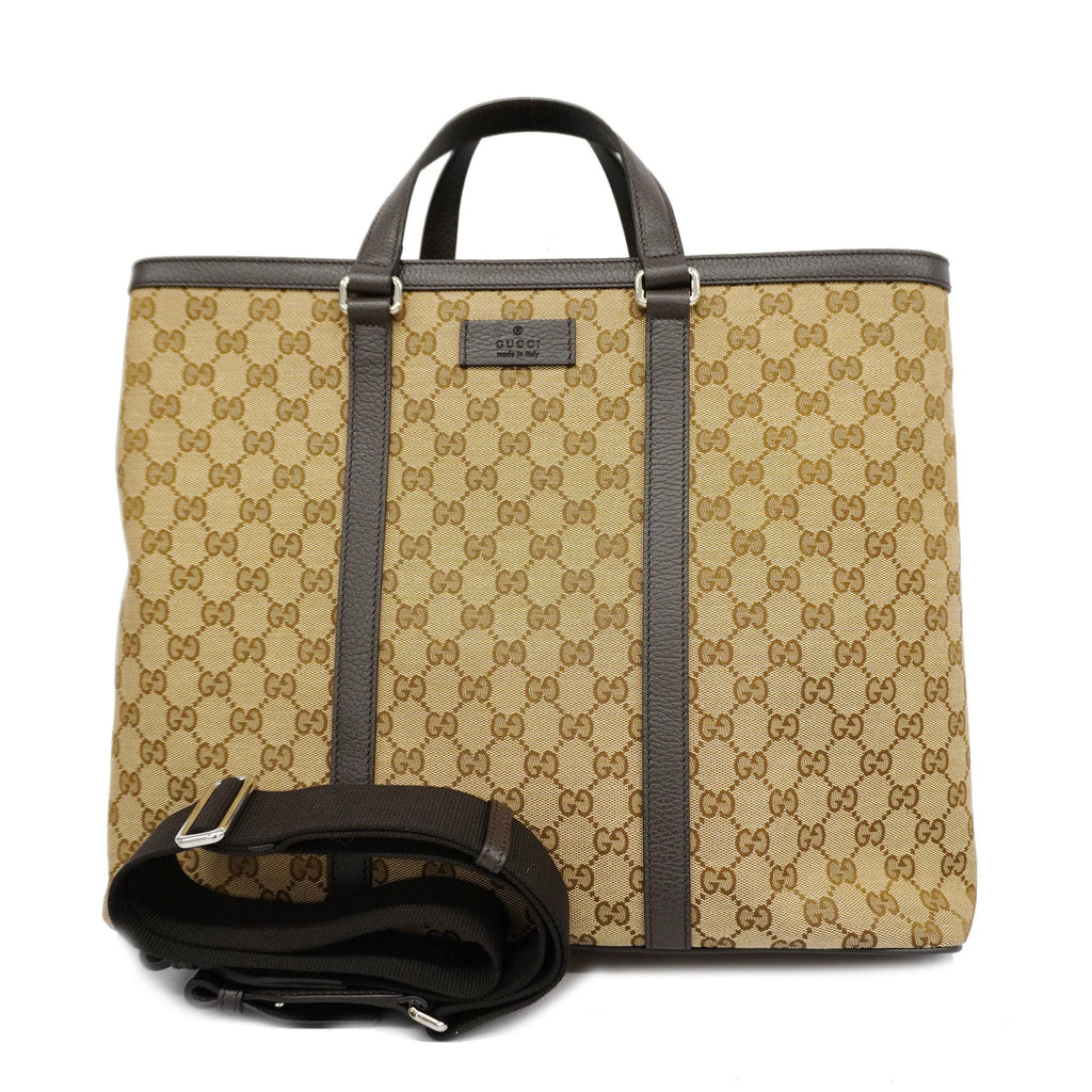 GUCCI  GG Canvas 2way Bag 449169 GG Canvas Handbag,Shoulder Bag Beige,Brown