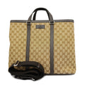 GUCCI  GG Canvas 2way Bag 449169 GG Canvas Handbag,Shoulder Bag Beige,Brown