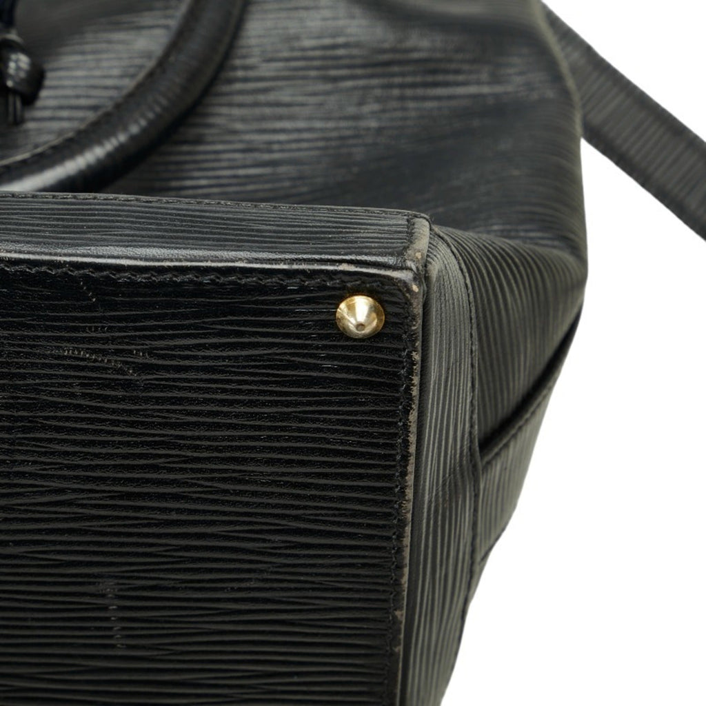 FENDI handbag shoulder bag black leather ladies