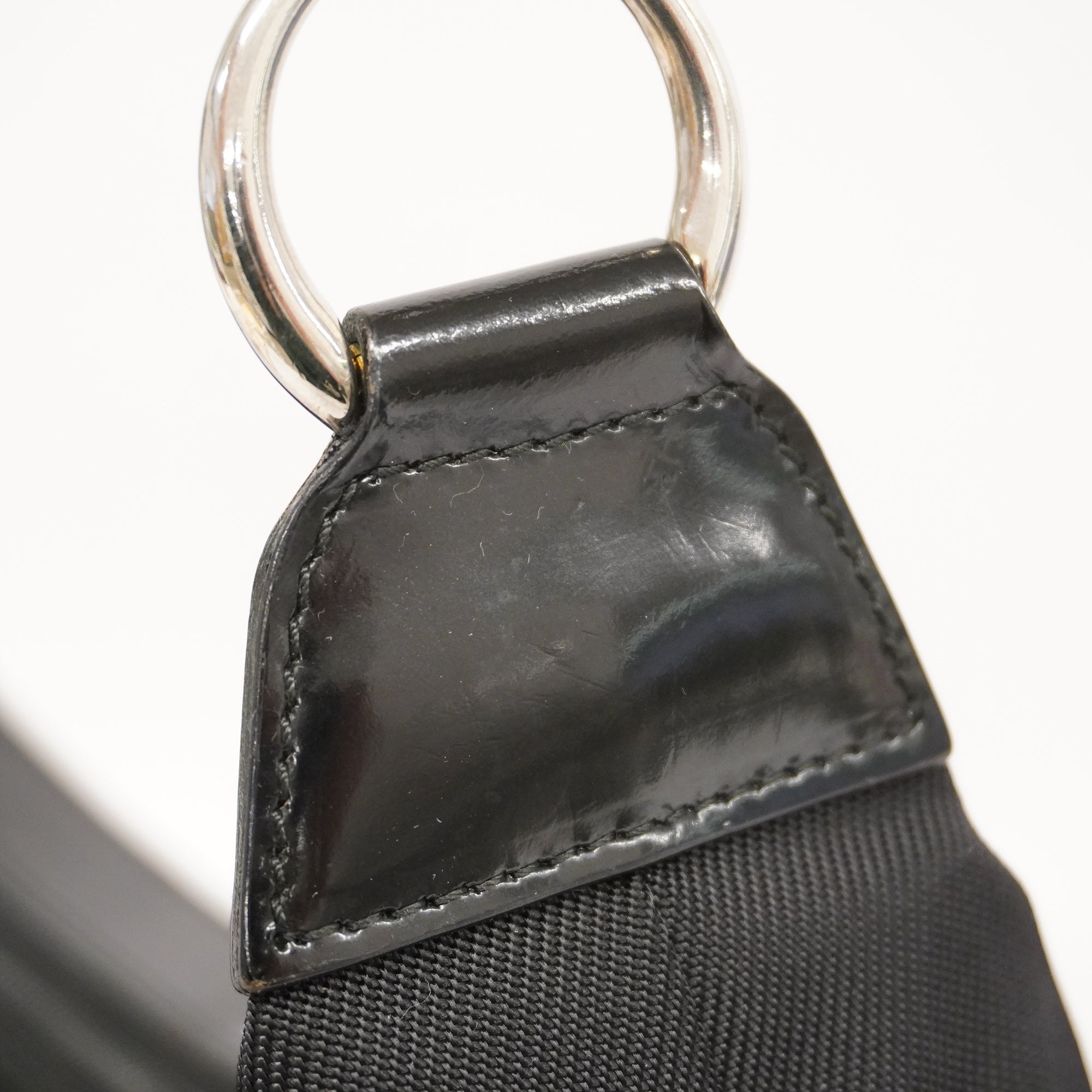 GUCCI  Bamboo Handbag 000 0531 Women's Nylon Black