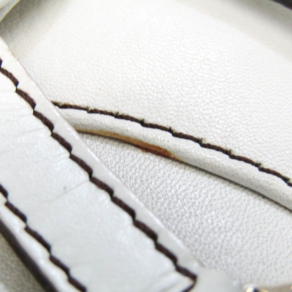 CHRISTIAN DIOR Saddle Bag Women's Leather Fanny Pack White