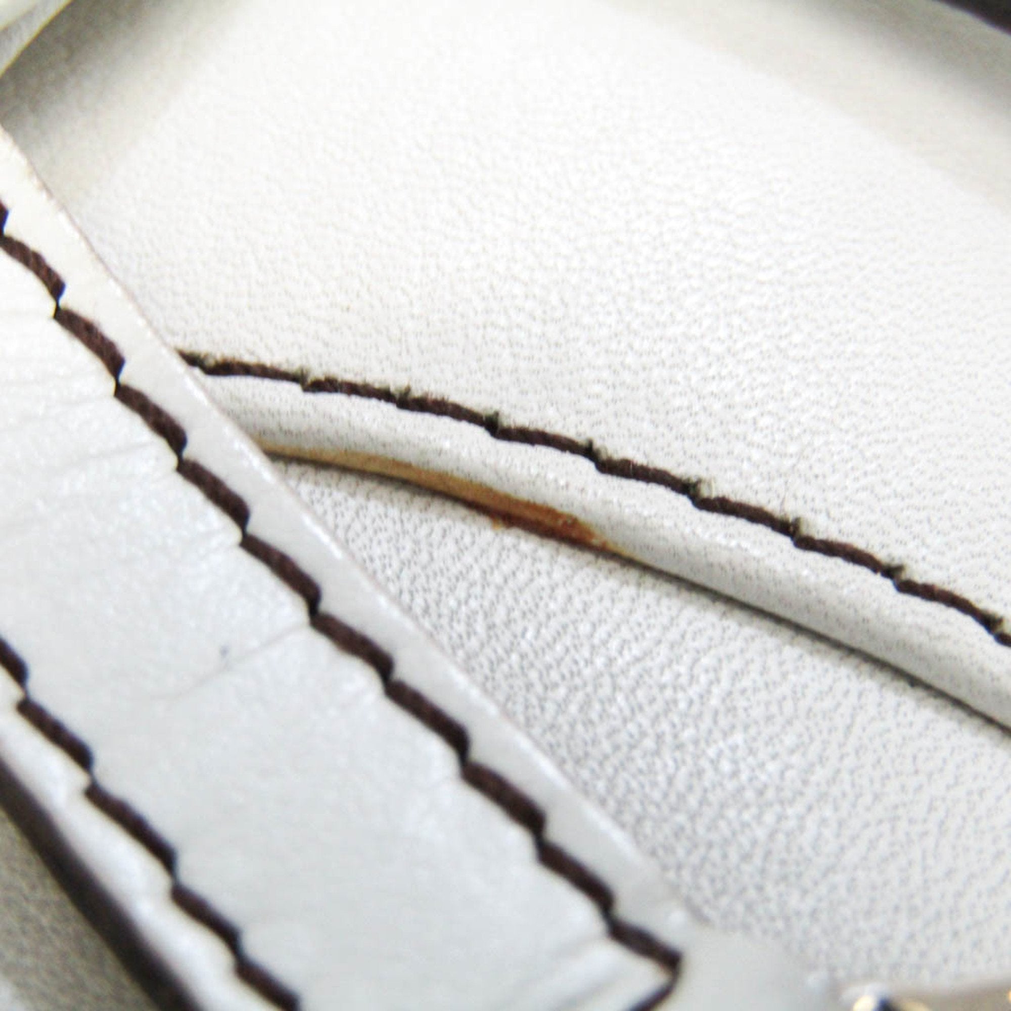 CHRISTIAN DIOR Saddle Bag Women's Leather Fanny Pack White