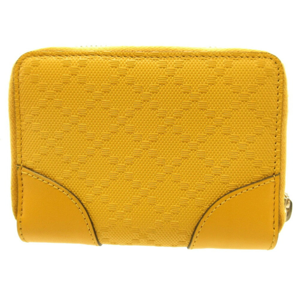GUCCI Tiamante 354495 Leather Yellow Coin Case Card