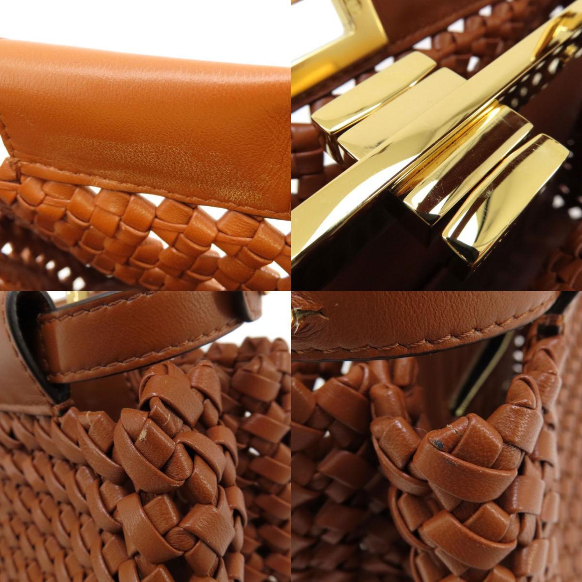 FENDI Peekaboo Handbag Calf Women's