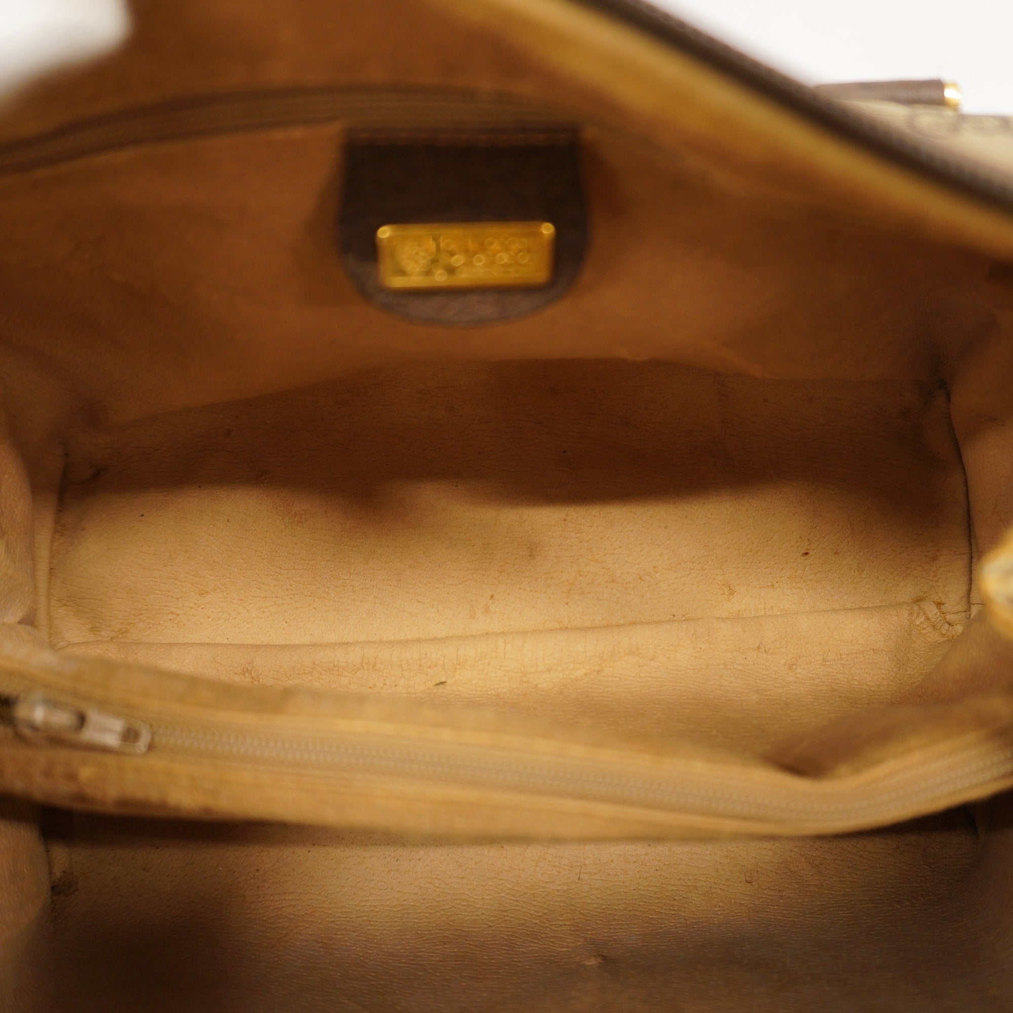 GUCCI  Handbag 000 40 0207 Women's Leather Handbag Beige,Brown