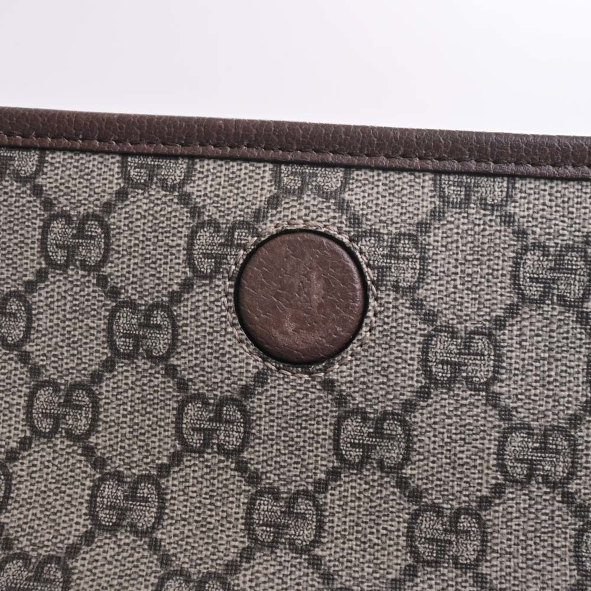 GUCCI Neo GG Supreme Leather Belt Bag Body 493930 Beige/Brown Ladies