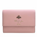 GUCCI Leather Animanie Bee Shoulder Bag 498097 Pink Women's