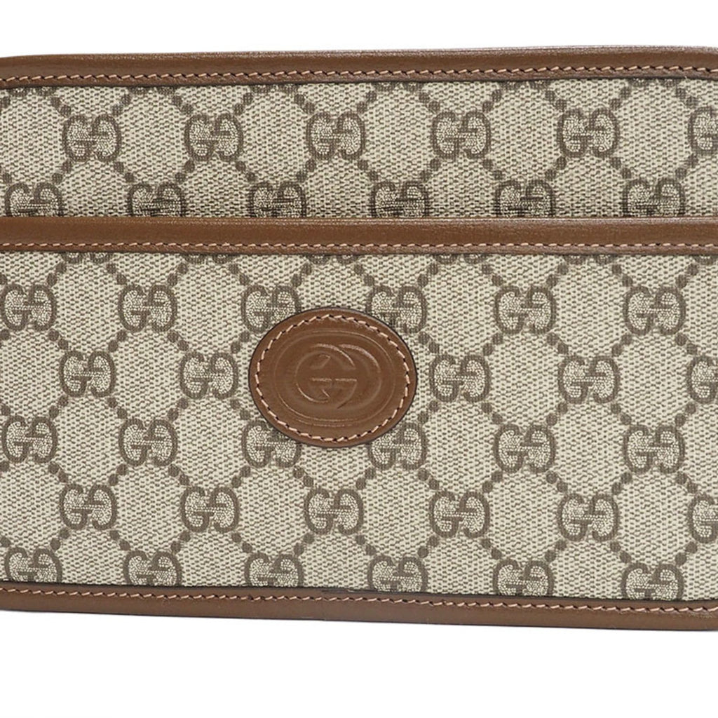 GUCCI Interlocking GG Supreme Shoulder Bag 658572 Women's