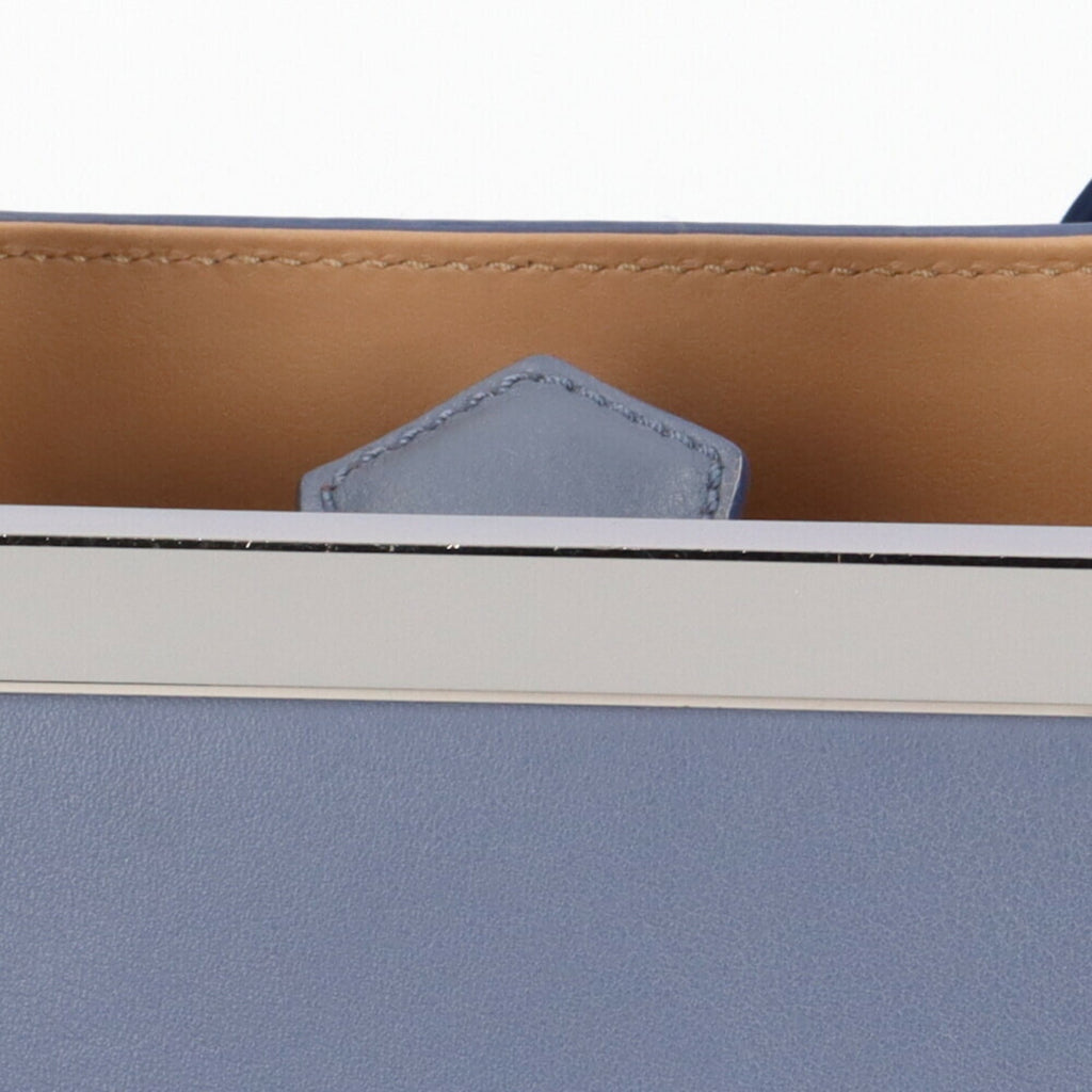 FENDI Toujour Shoulder Bag Leather Blue Ladies