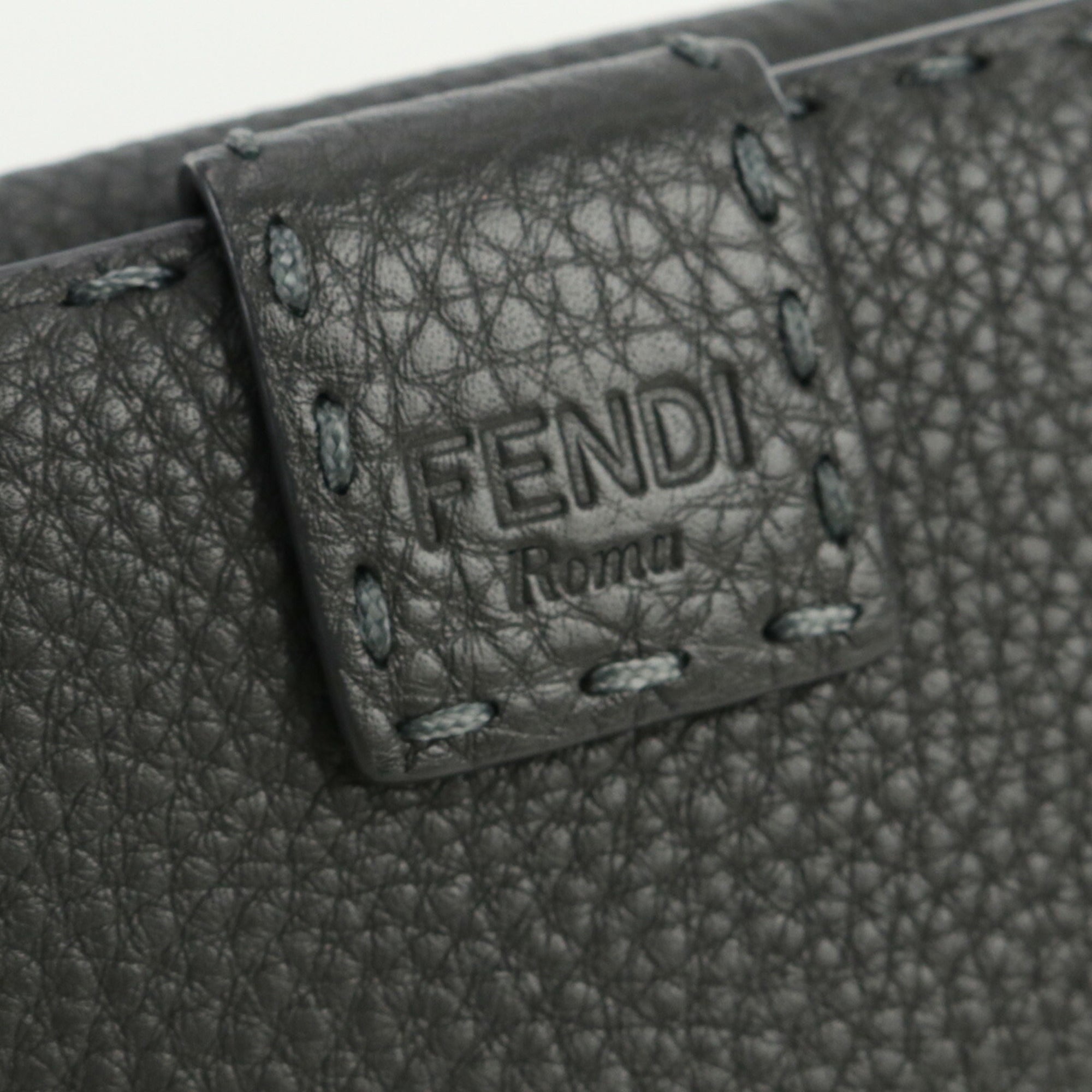 FENDI Selleria Peekaboo 8M0308 SFR Long Wallet Fold Leather Women's