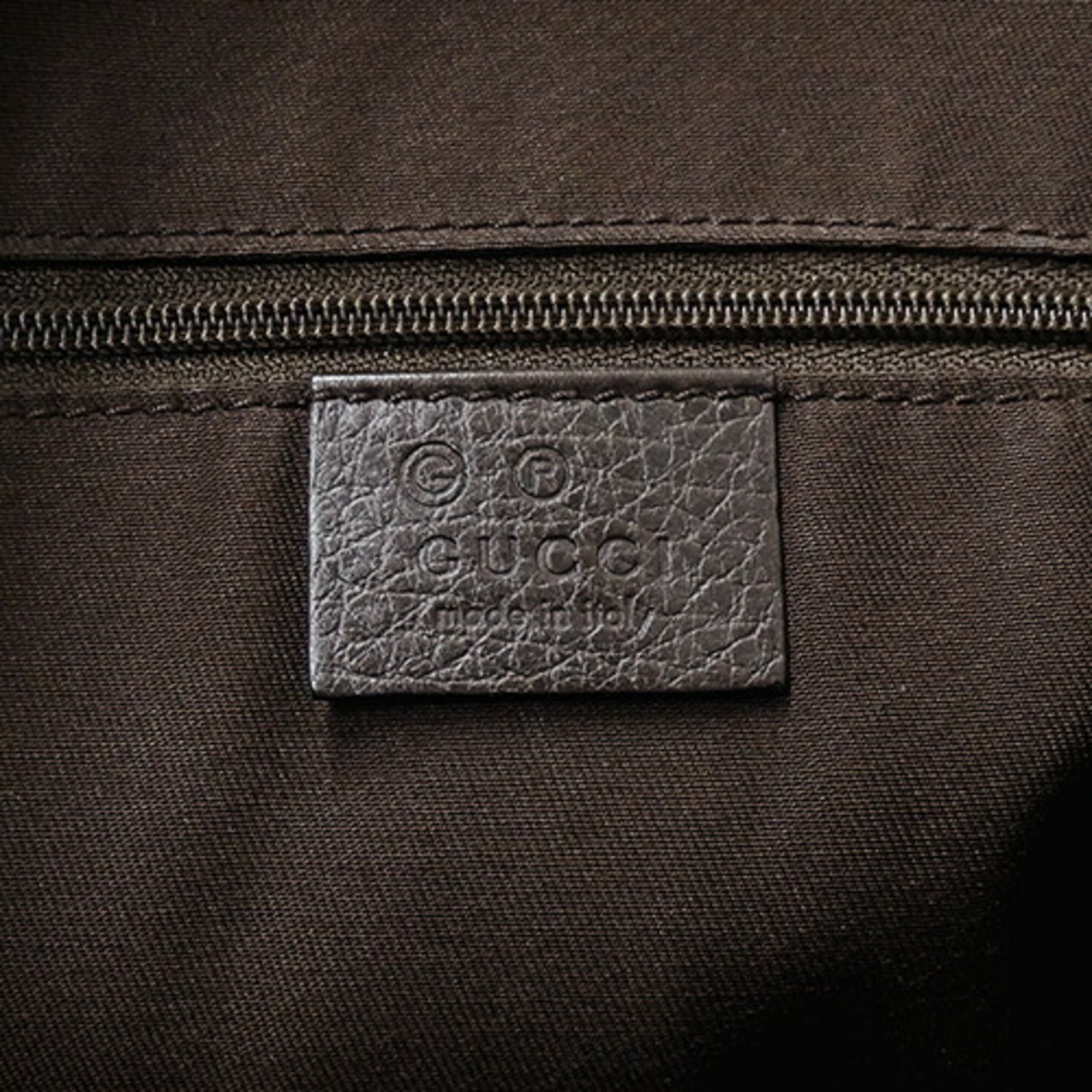 GUCCI Bag Women's Shoulder Abbey GG Nylon Brown 268642 Crossbody