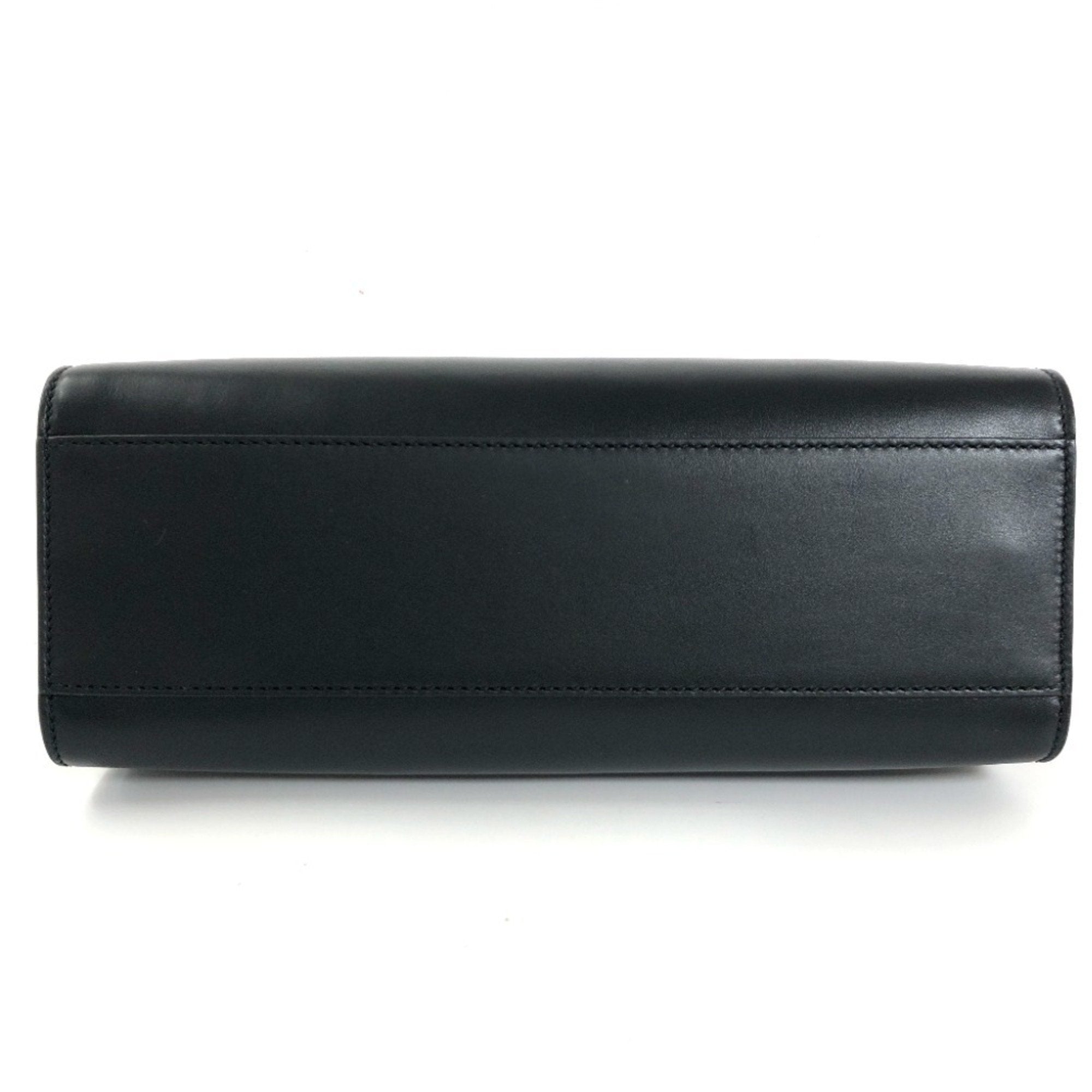 GUCCI Shoulder Bag Bamboo Nim Fair Hand 459076 Leather Black Ladies