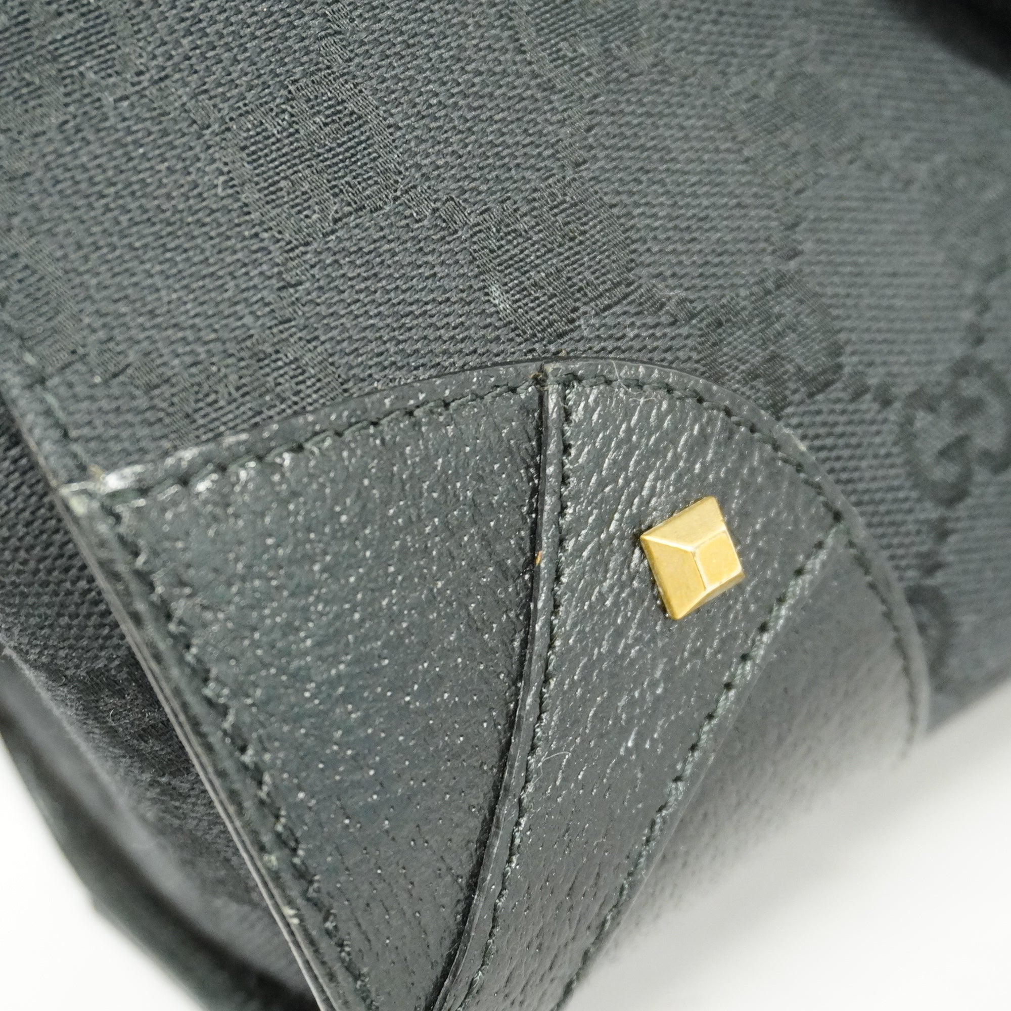 GUCCI  GG Canvas Handbag 120895 Women's Black