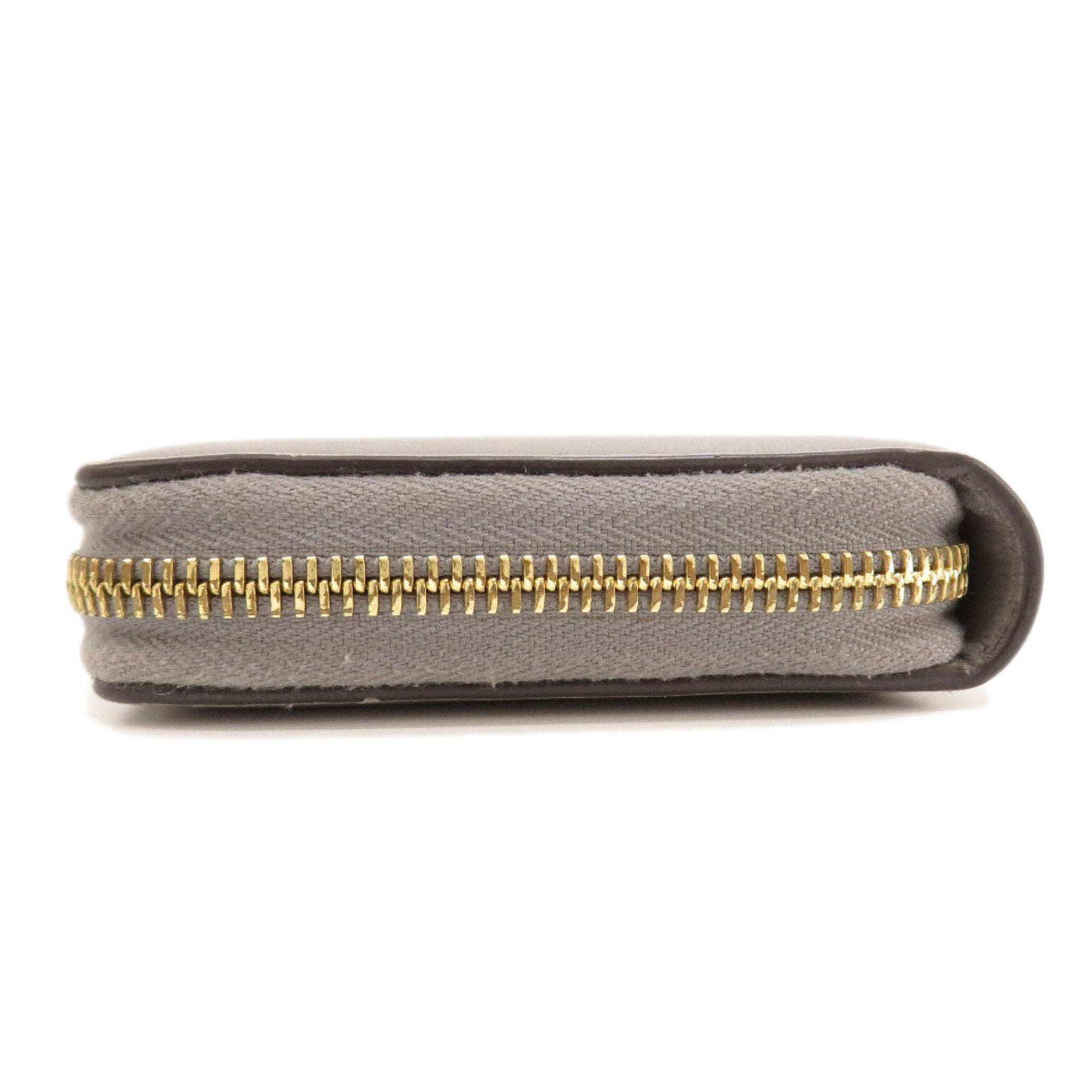 GUCCI 453158 bamboo long wallet leather ladies