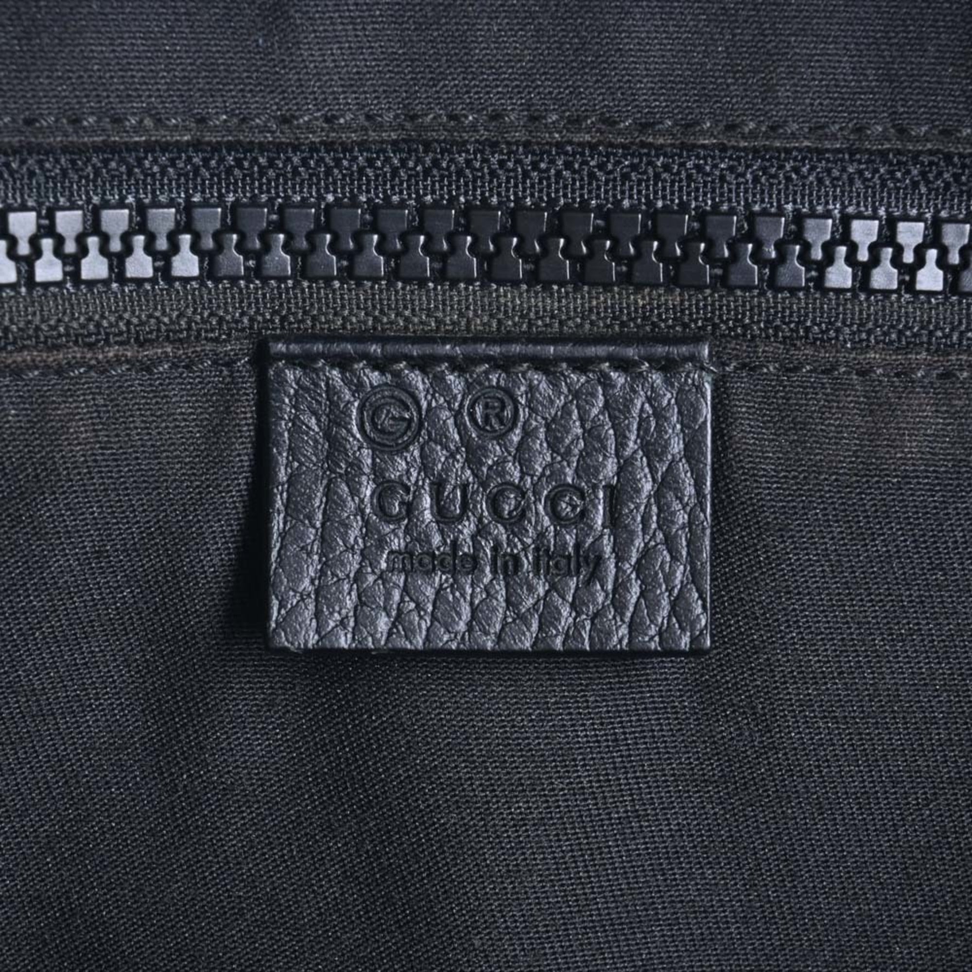 GUCCI GG nylon rucksack backpack 449181 black ladies