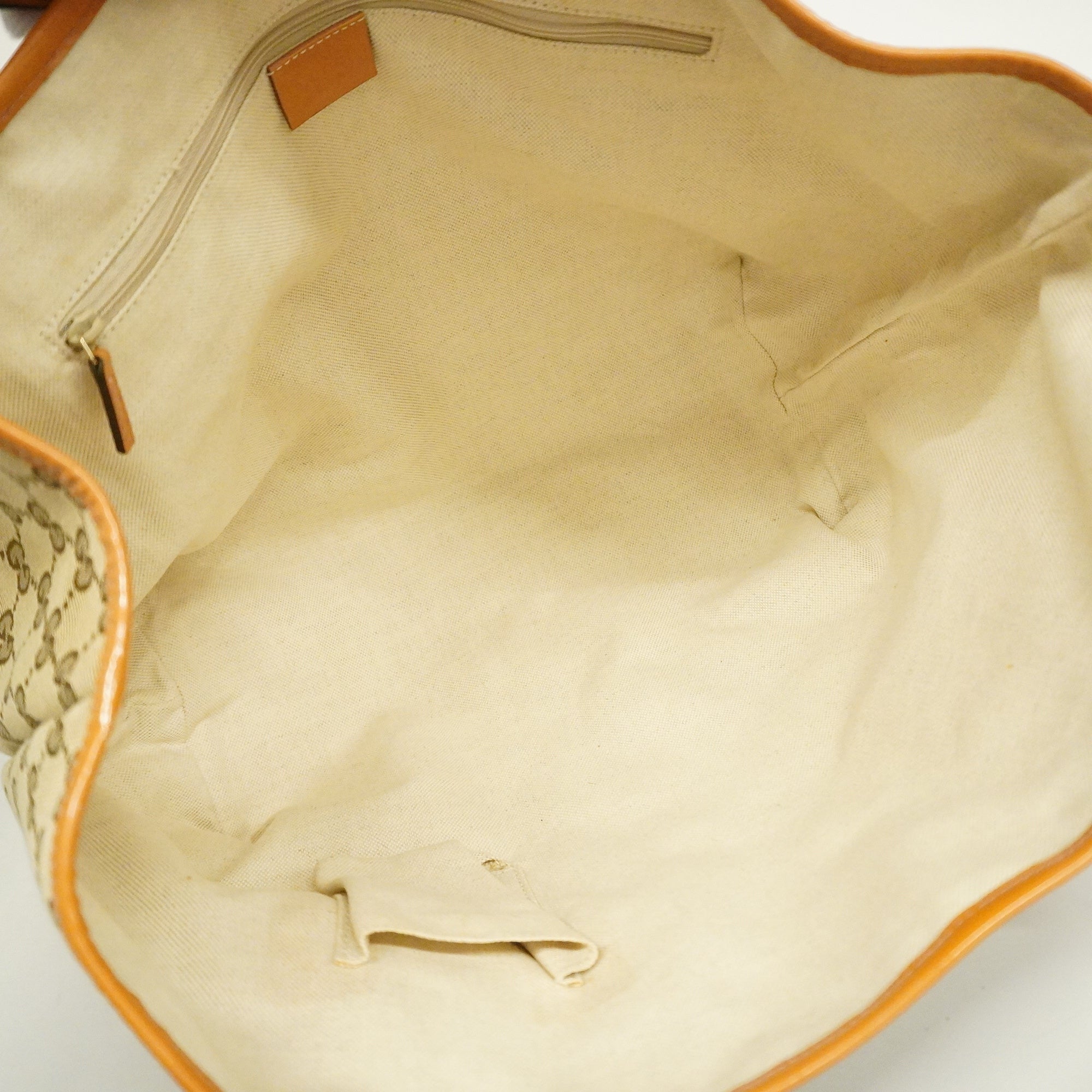 GUCCI  Tote Bag 211970 Women's GG Canvas Tote Bag Beige