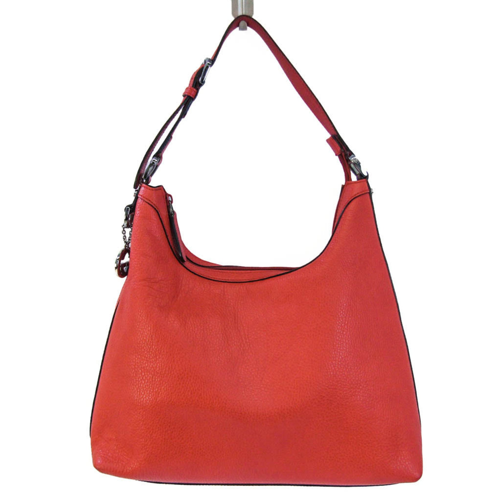 GUCCI Interlocking G 339553 Women's Leather Shoulder Bag Light Red