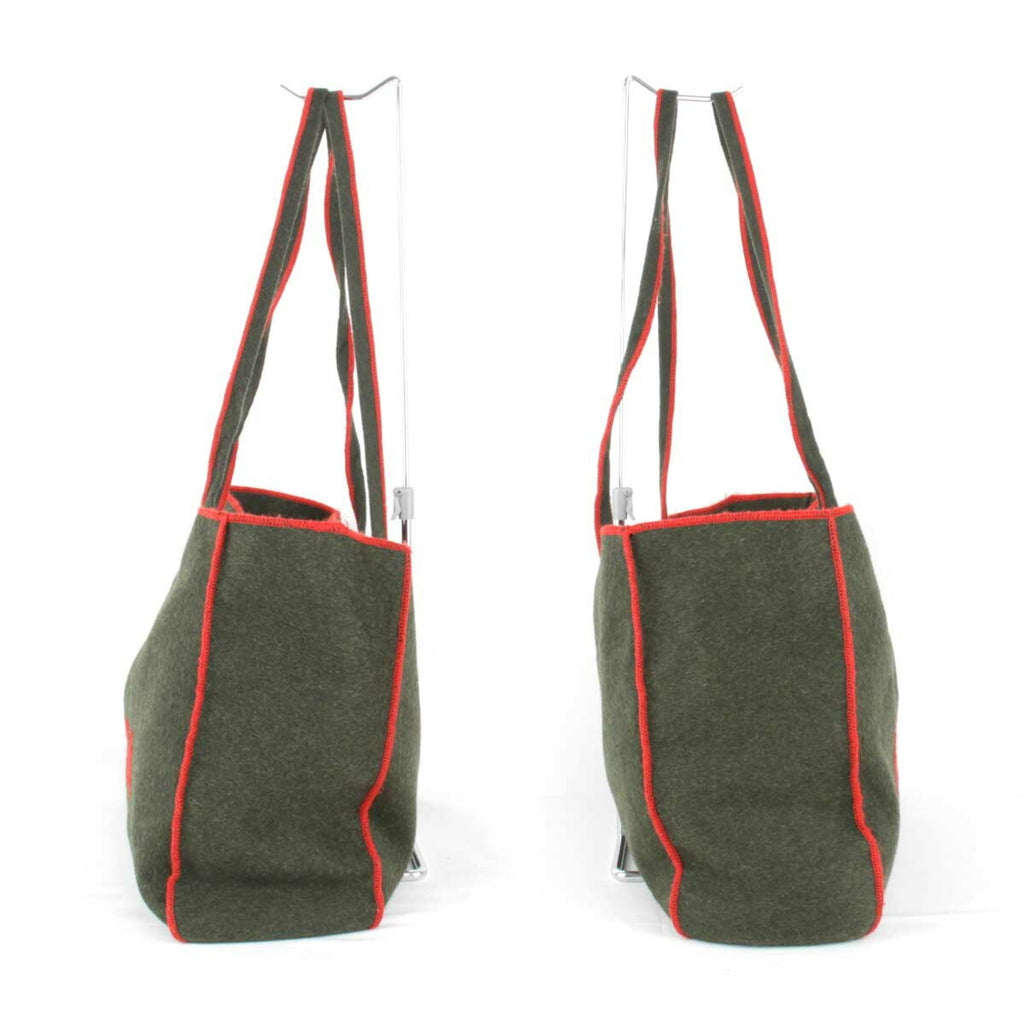 FENDI Tote Bag Felt Khaki Ladies