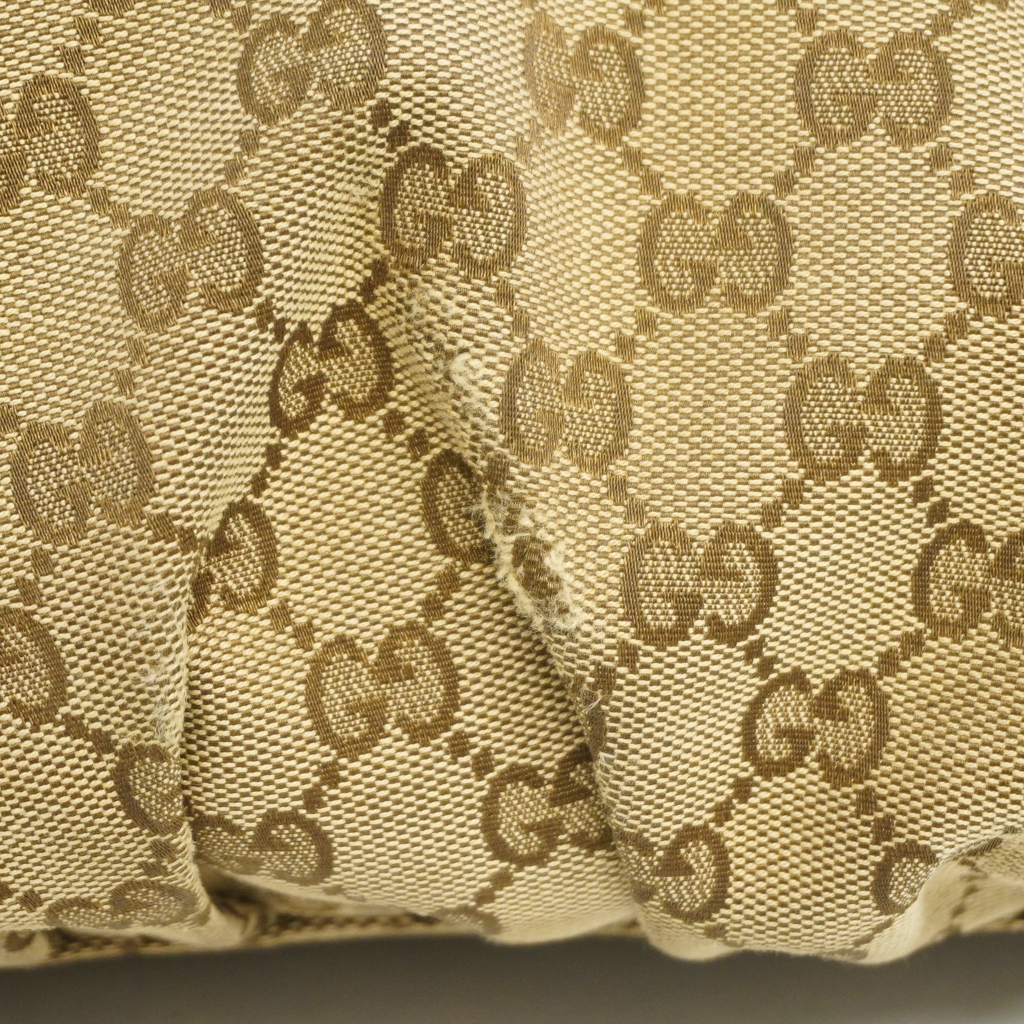 GUCCI  GG Canvas Handbag 190525 Women's Handbag Beige,White