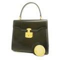 GUCCI  Handbag Ladylock 000 2026 0258 Women's Leather Handbag Black