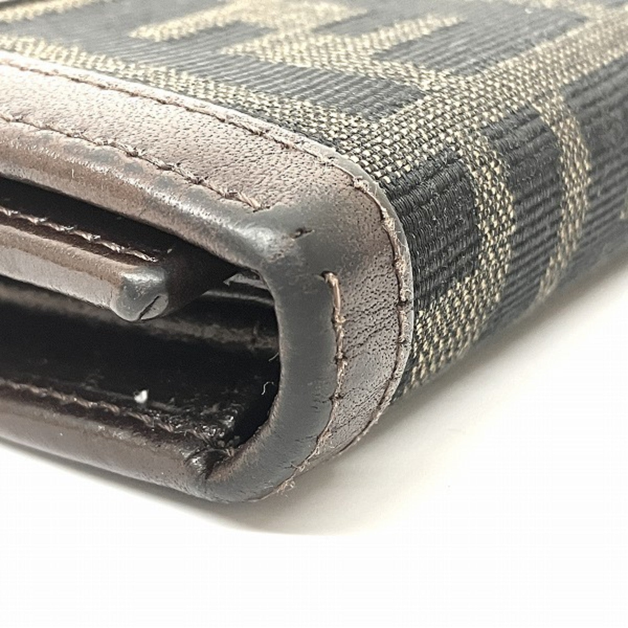 FENDI Zucca pattern 30858 wallet tri-fold men's