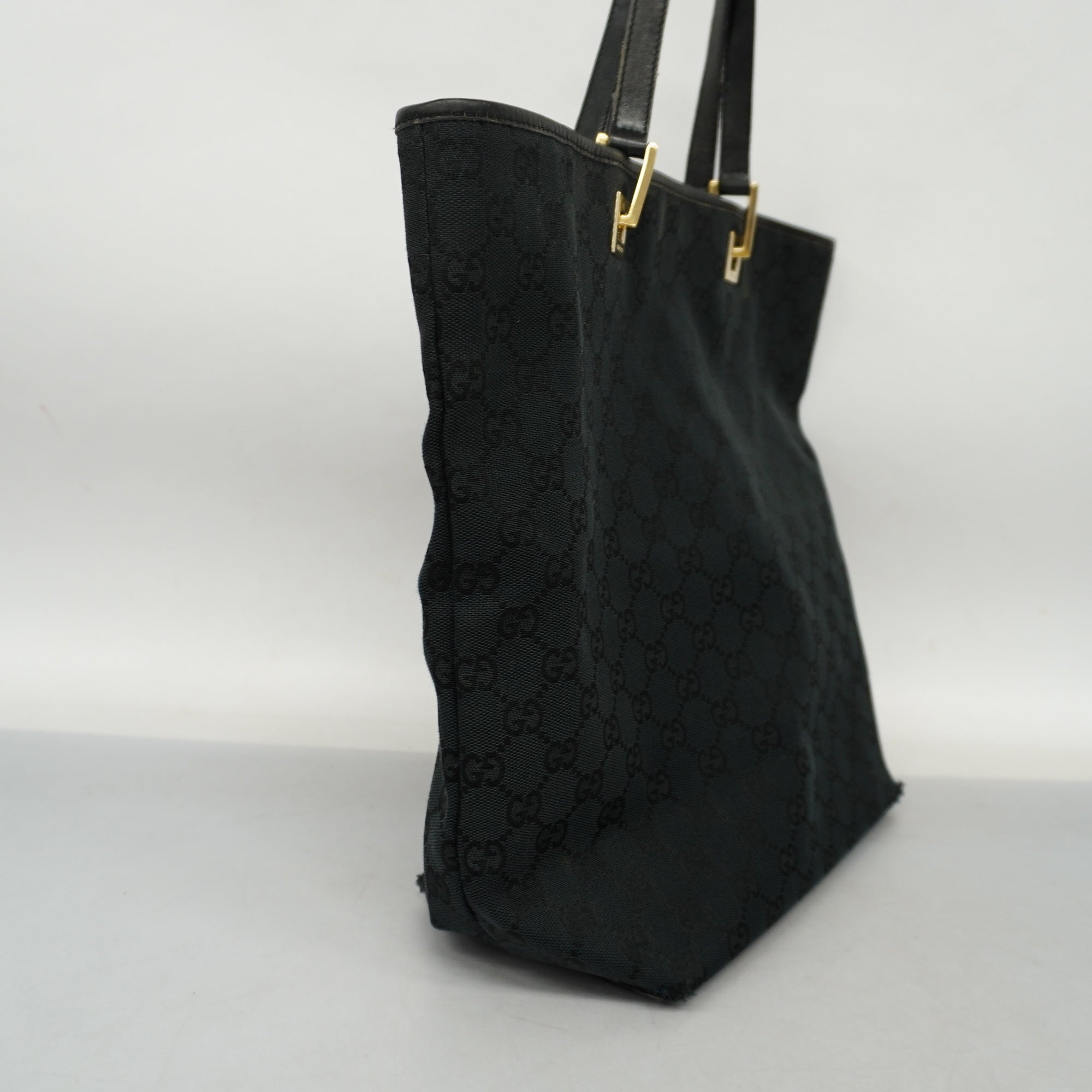 GUCCI  GG Canvas 002 1098 Women's Tote Bag Black