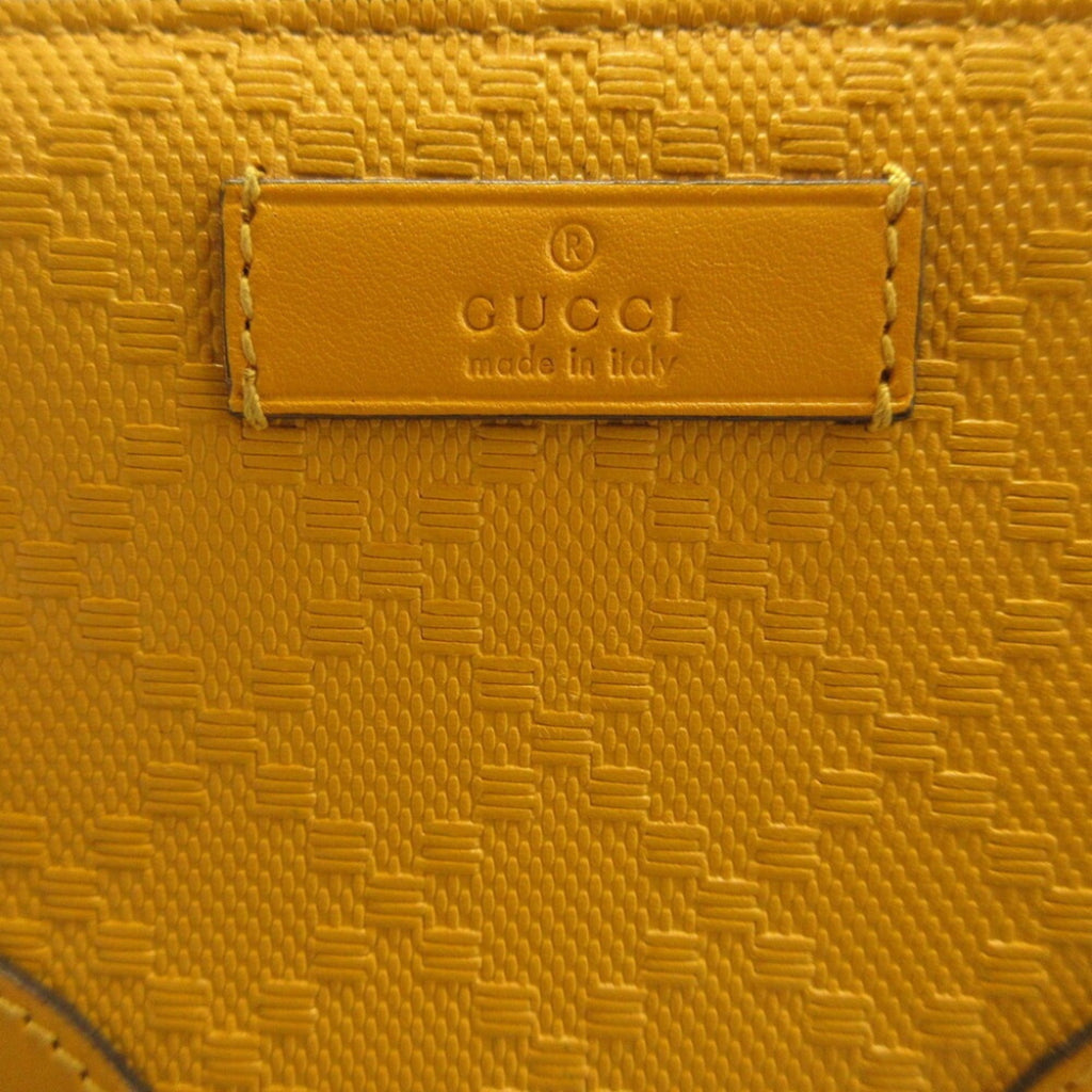 GUCCI Tiamante 354495 Leather Yellow Coin Case Card