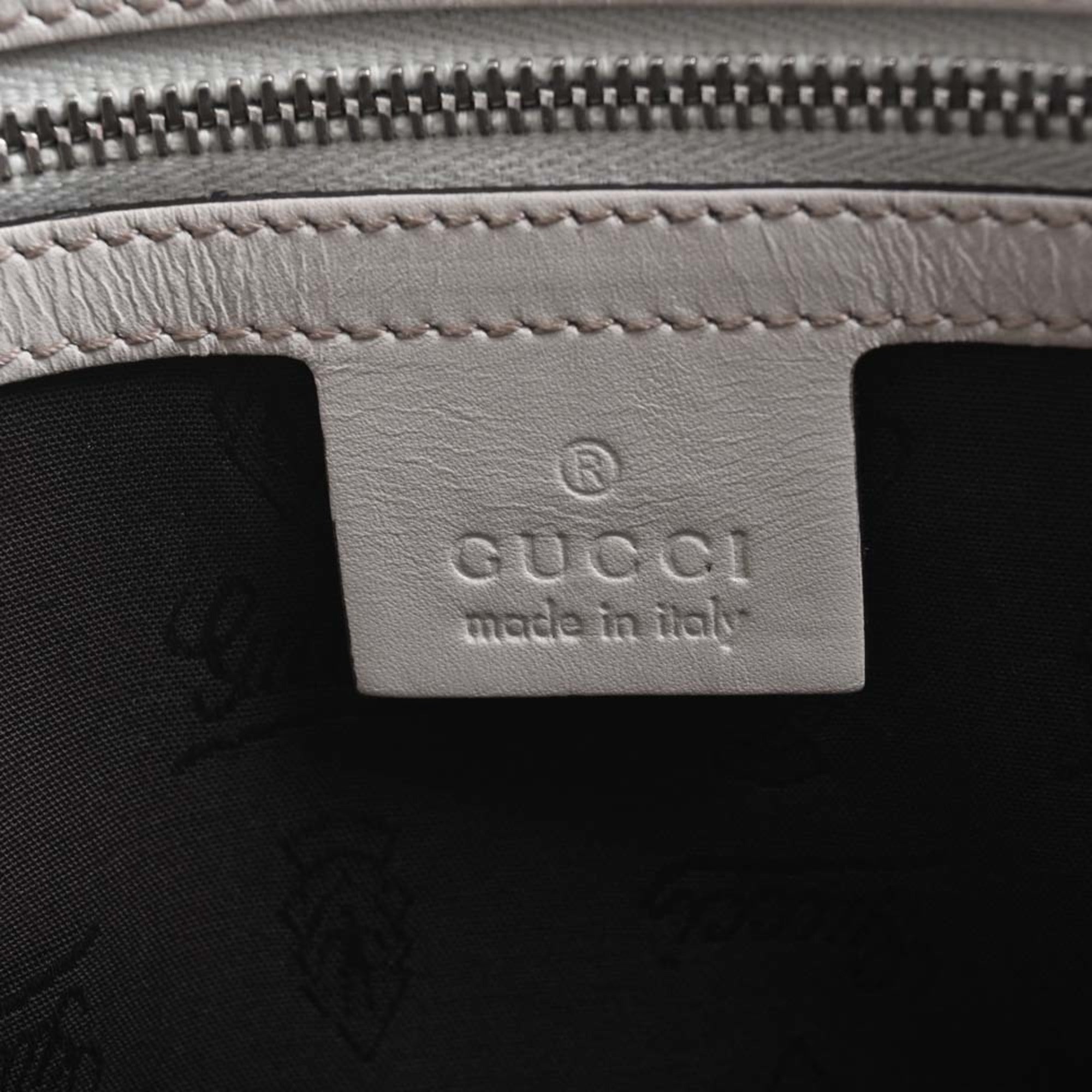 GUCCI GG Canvas Twins Tote Bag 232957 Beige/White Women's