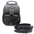 CHRISTIAN DIOR Gallop Backpack Men's Rucksack/Daypack Leather Black