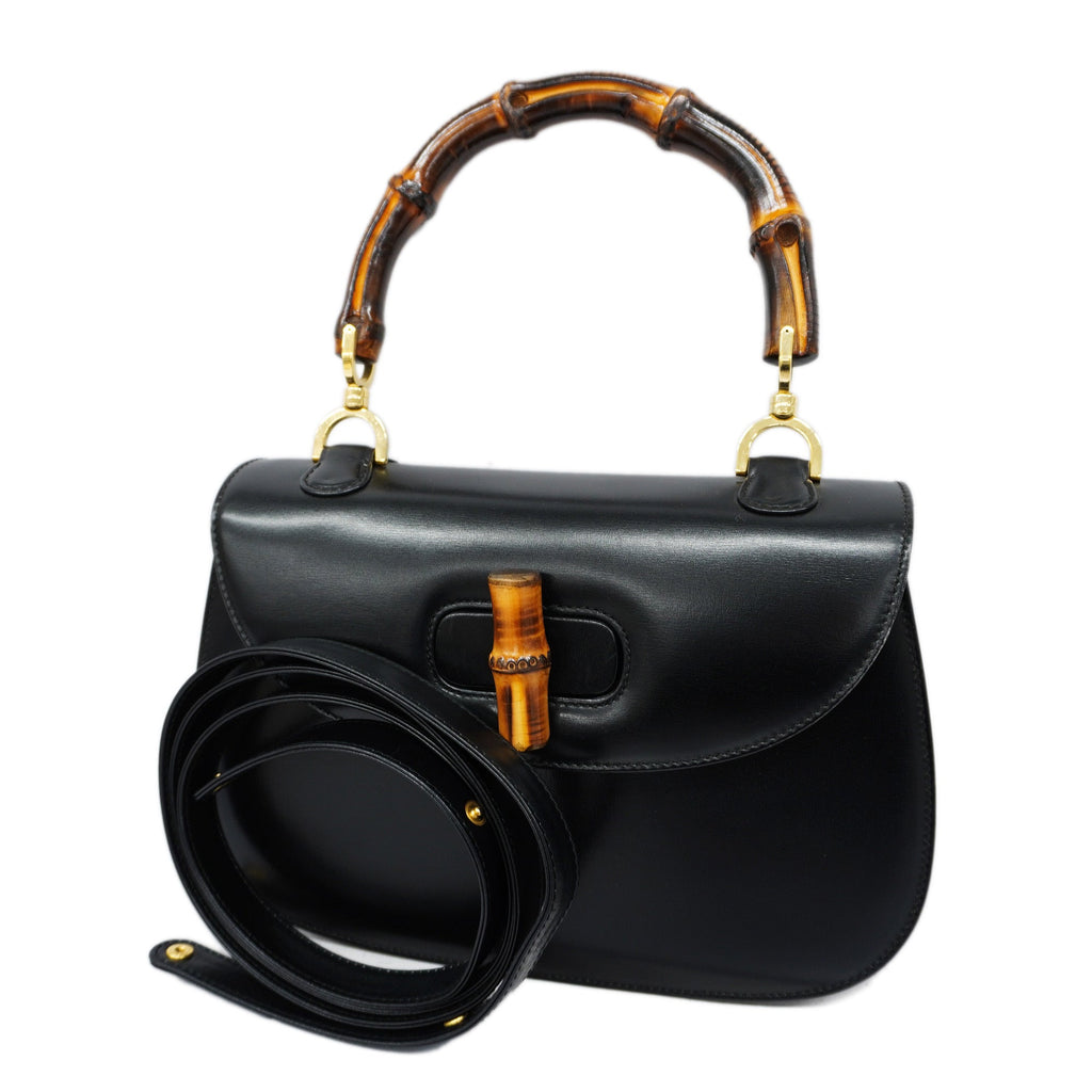 GUCCI  Bamboo 2WAY Bag 000 2046 0633 Women's Leather Handbag,Shoulder Bag