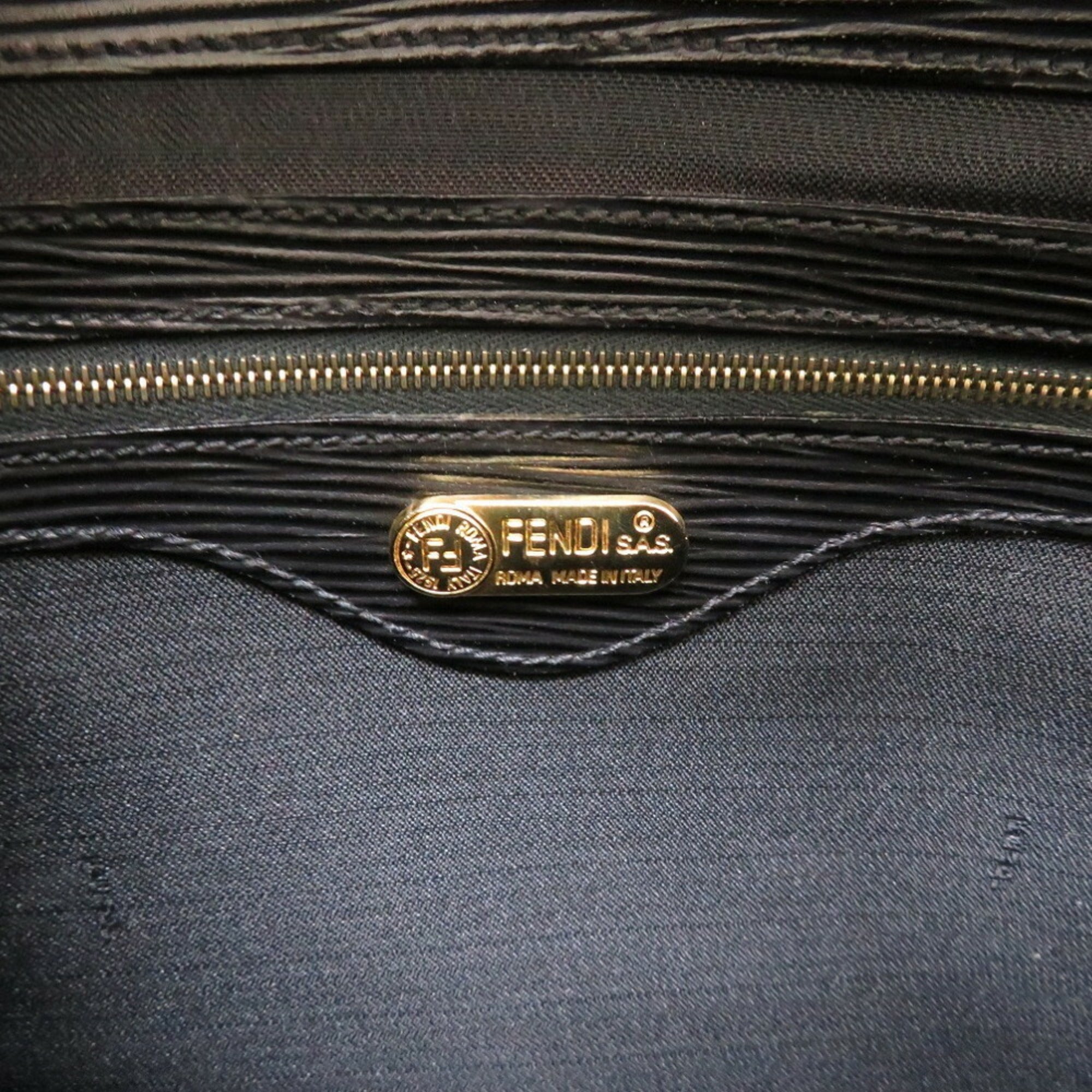 FENDI leather black handbag 0115
