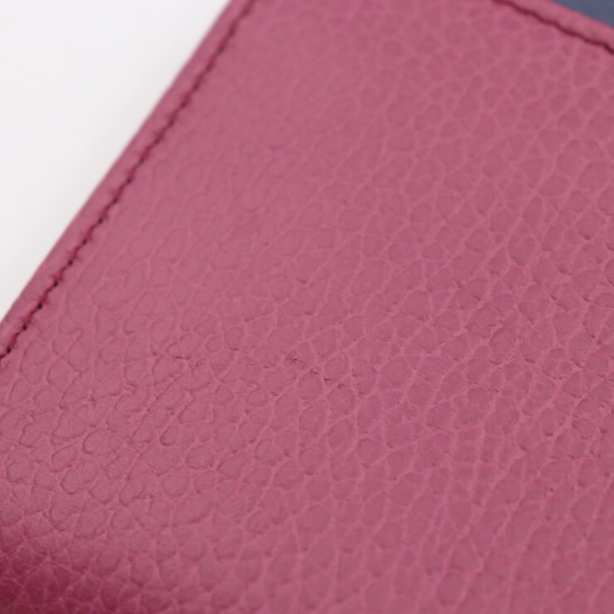 GUCCI Swing Continental Wallet Bifold 354498 Leather Purple Smoke Blue Gold Hardware Long