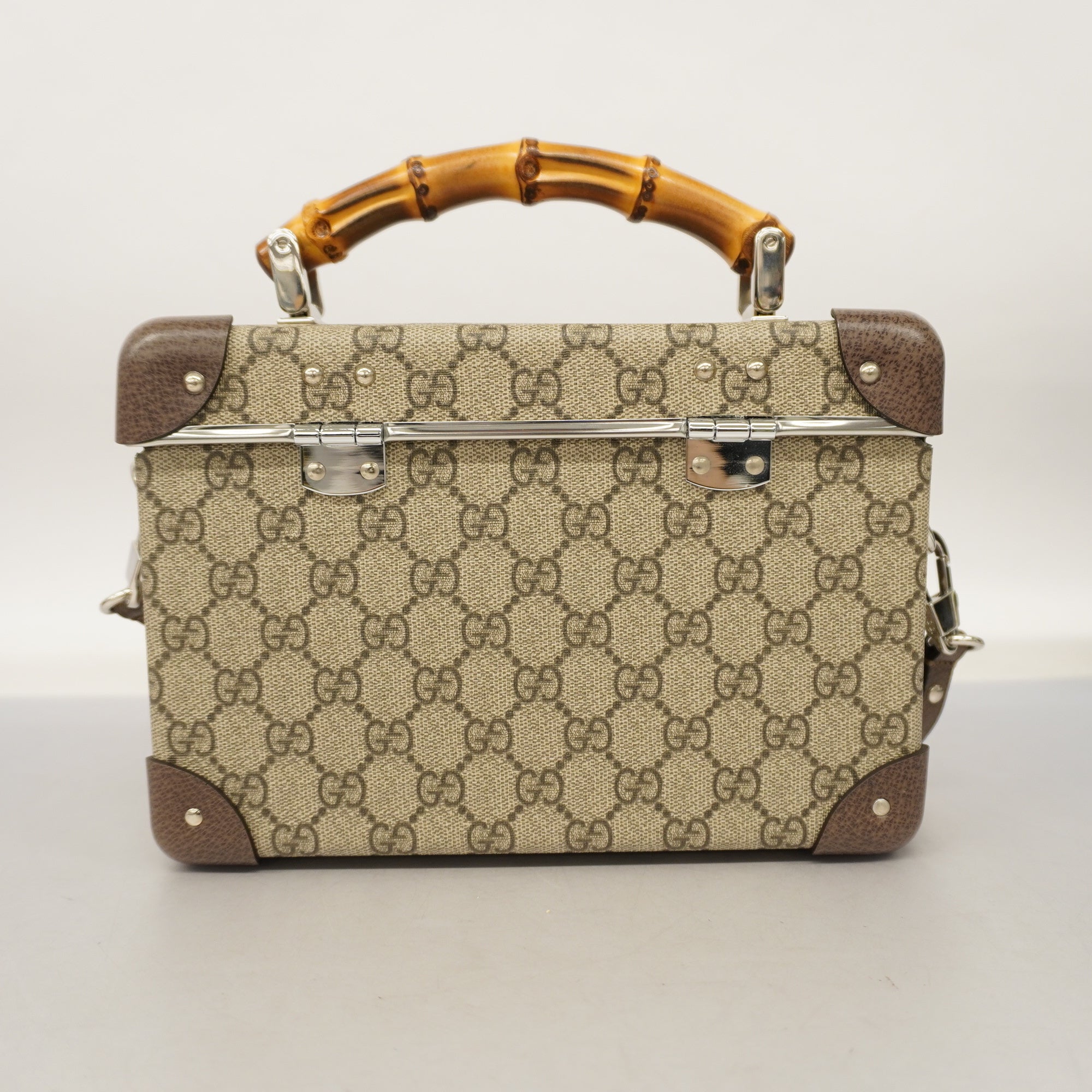 Gucci  Bamboo 2WAY Bag 533623 Women's GG Supreme,Leather Handbag,Shoulder