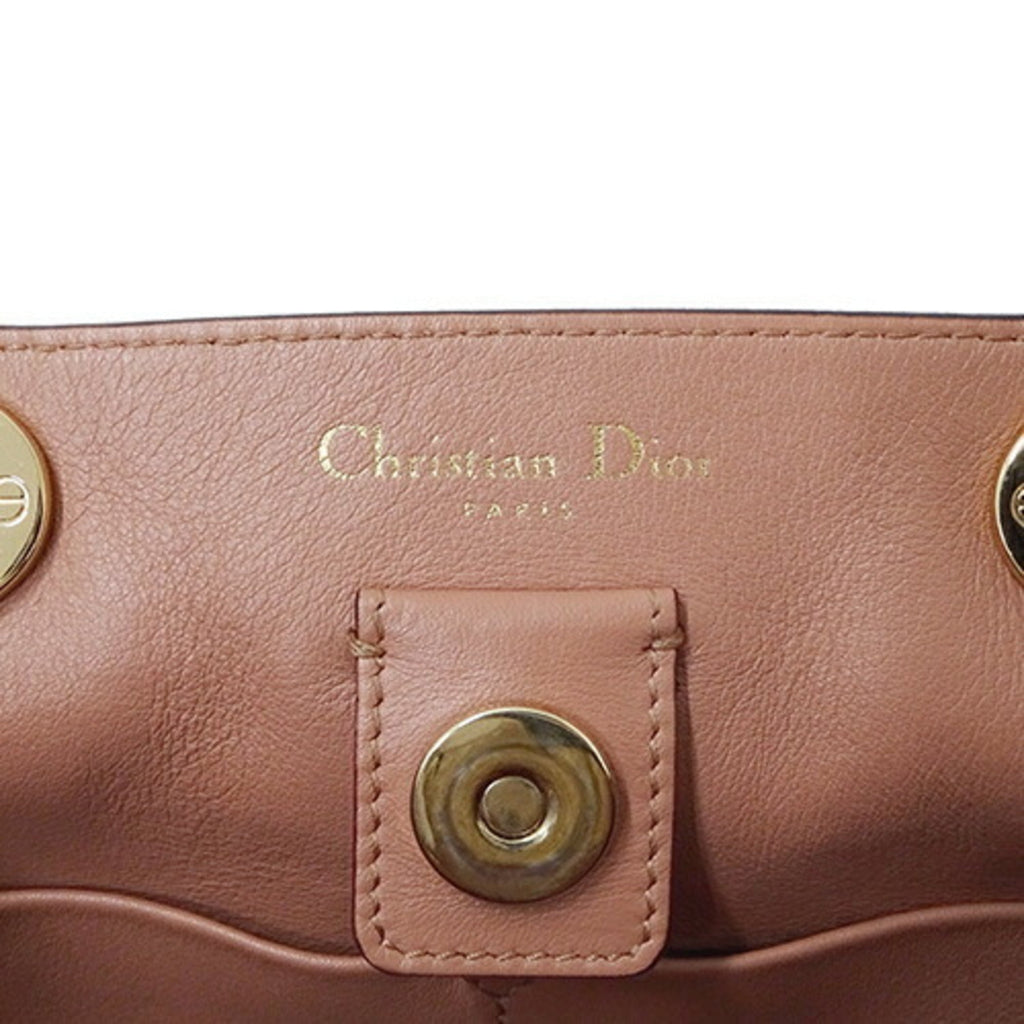 CHRISTIAN DIOR Bag Ladies Handbag Shoulder 2way Leather Diorissimo Orange