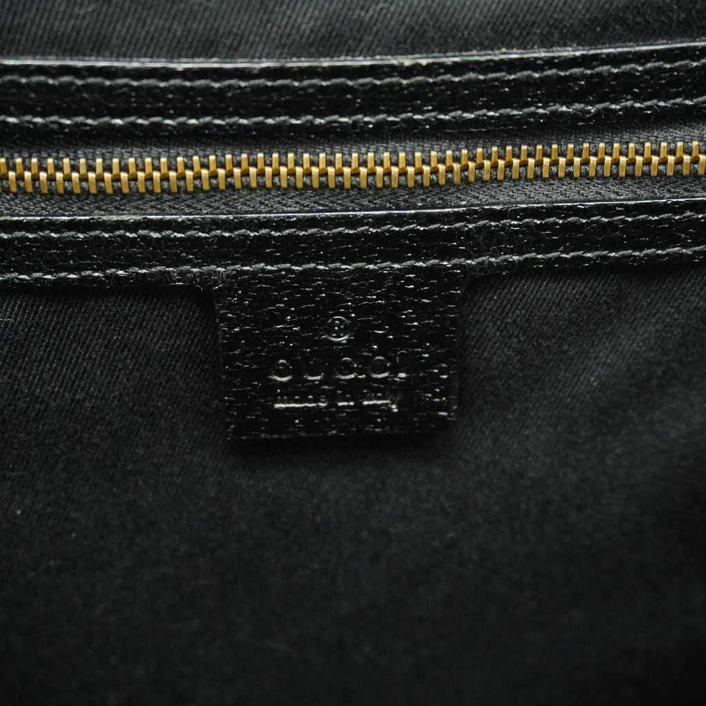 GUCCI  GG Canvas Handbag 120895 Women's Black