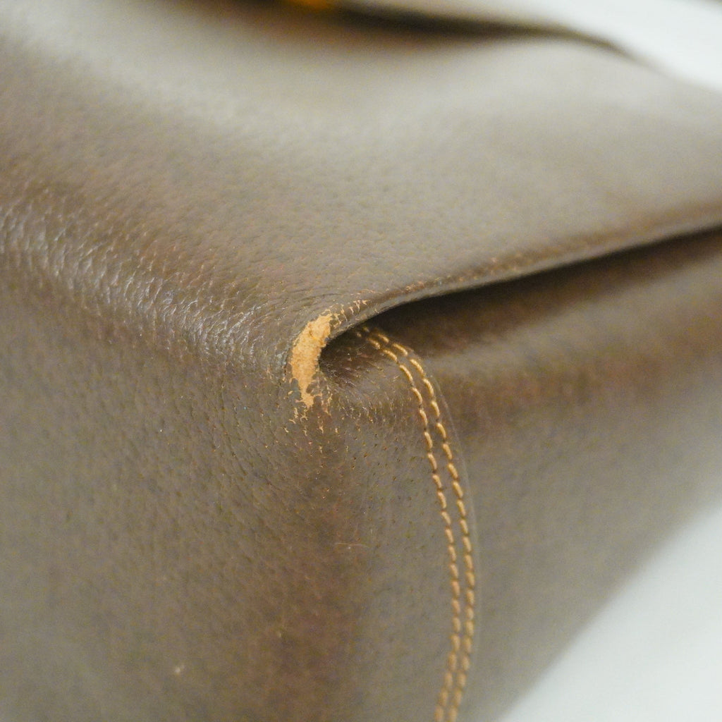 GUCCI  Handbag Women's Leather Handbag Brown