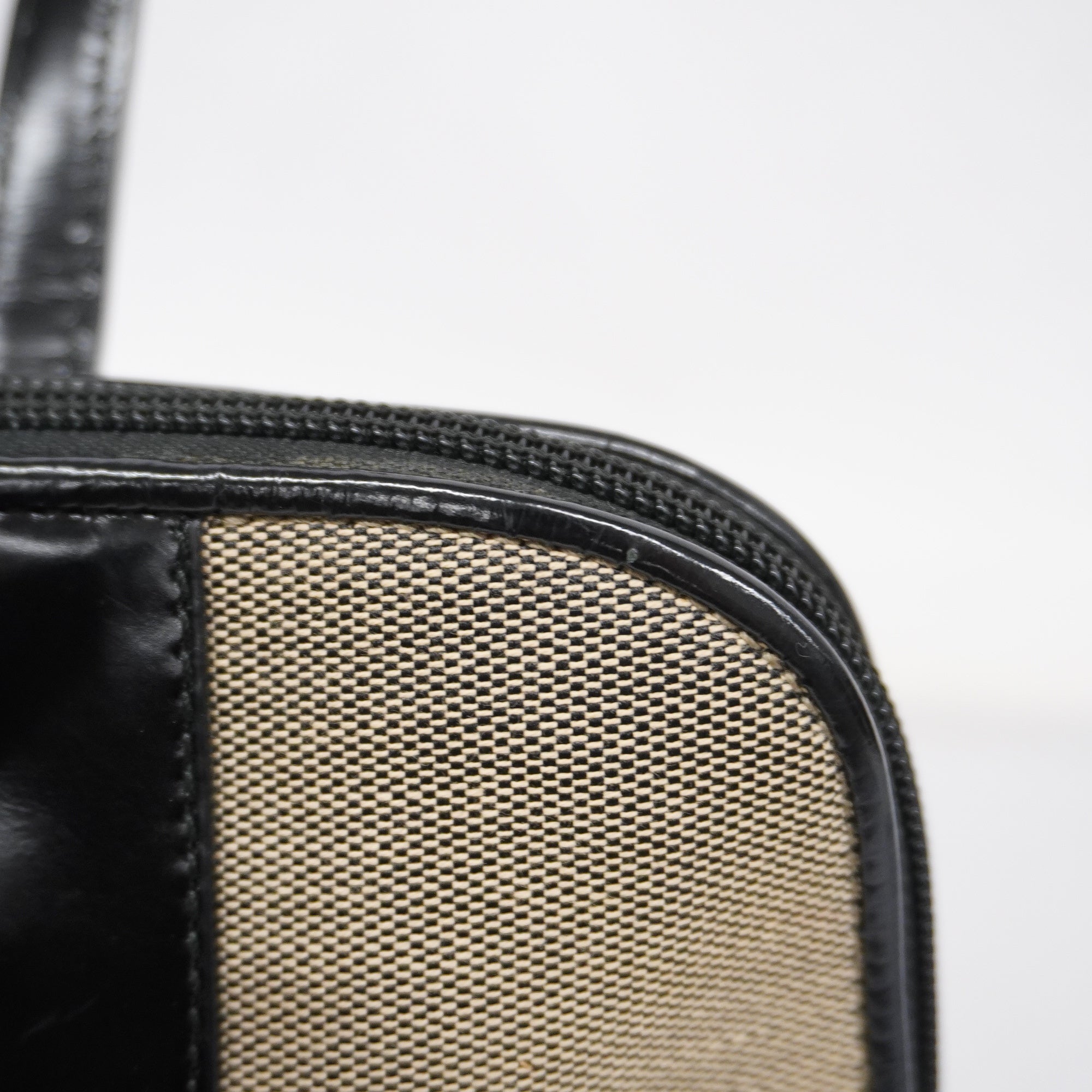 GUCCI  Handbag 0021122 Women's Canvas,Leather Handbag Navy
