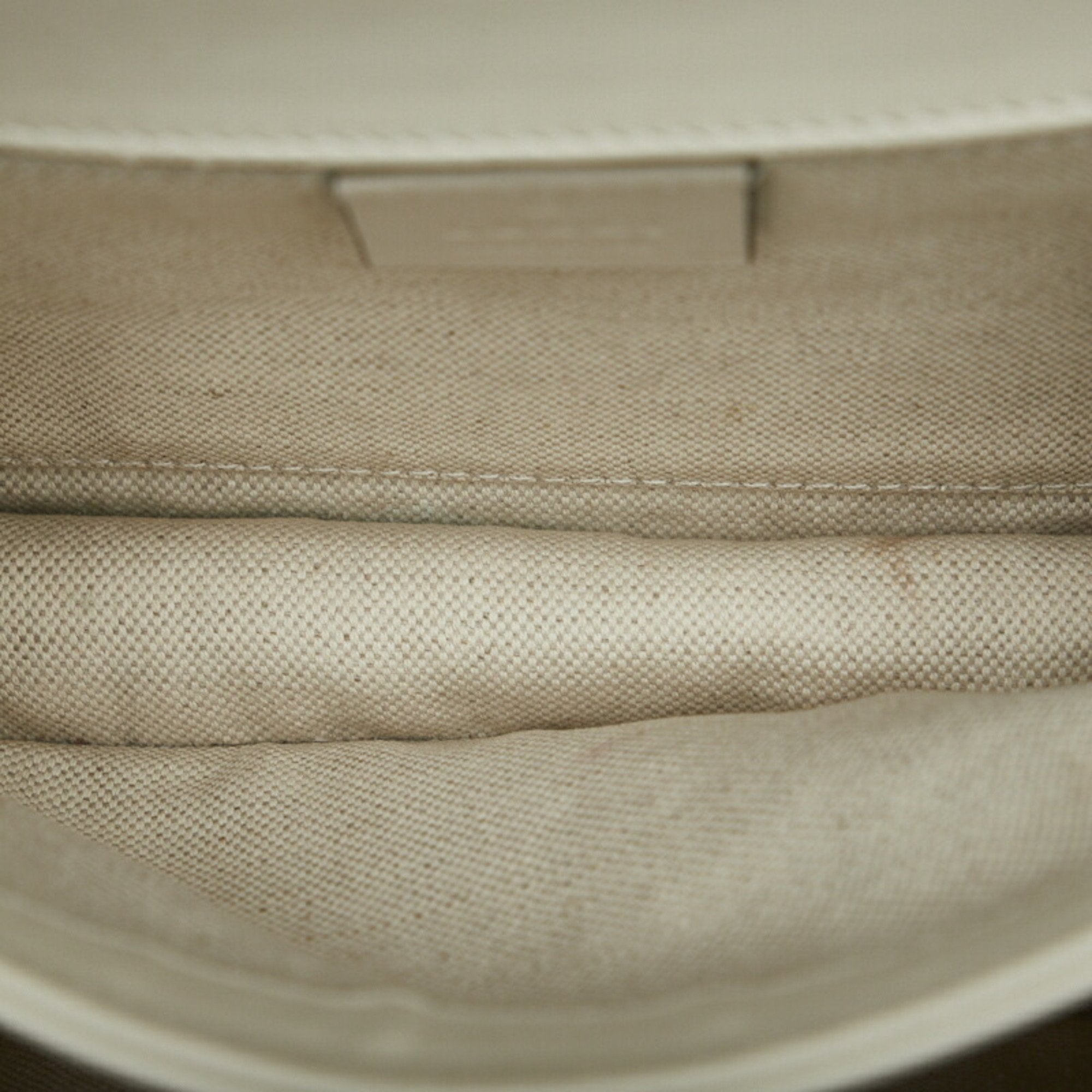 GUCCI Bamboo Duonissos Handbag Shoulder Bag White Multicolor Leather Women's